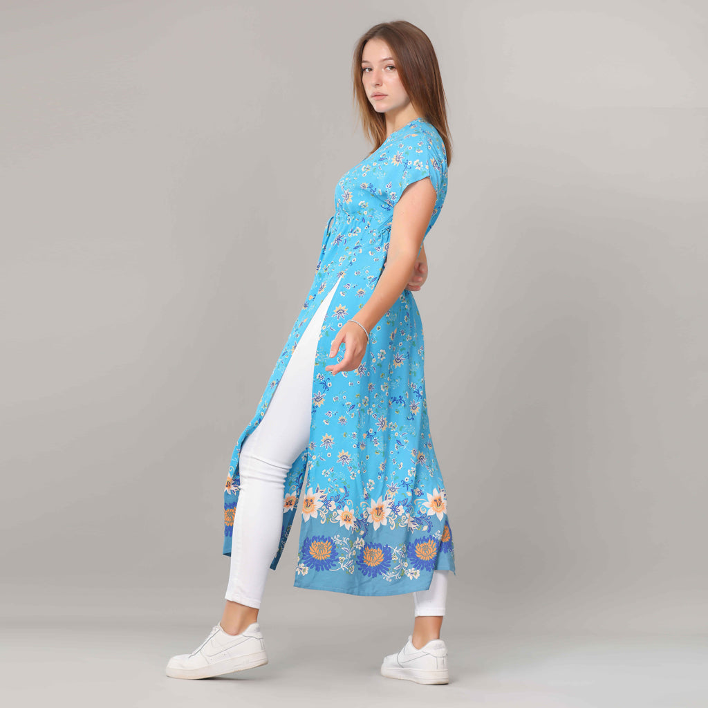 Cardigan-Viscose-TURQOISE