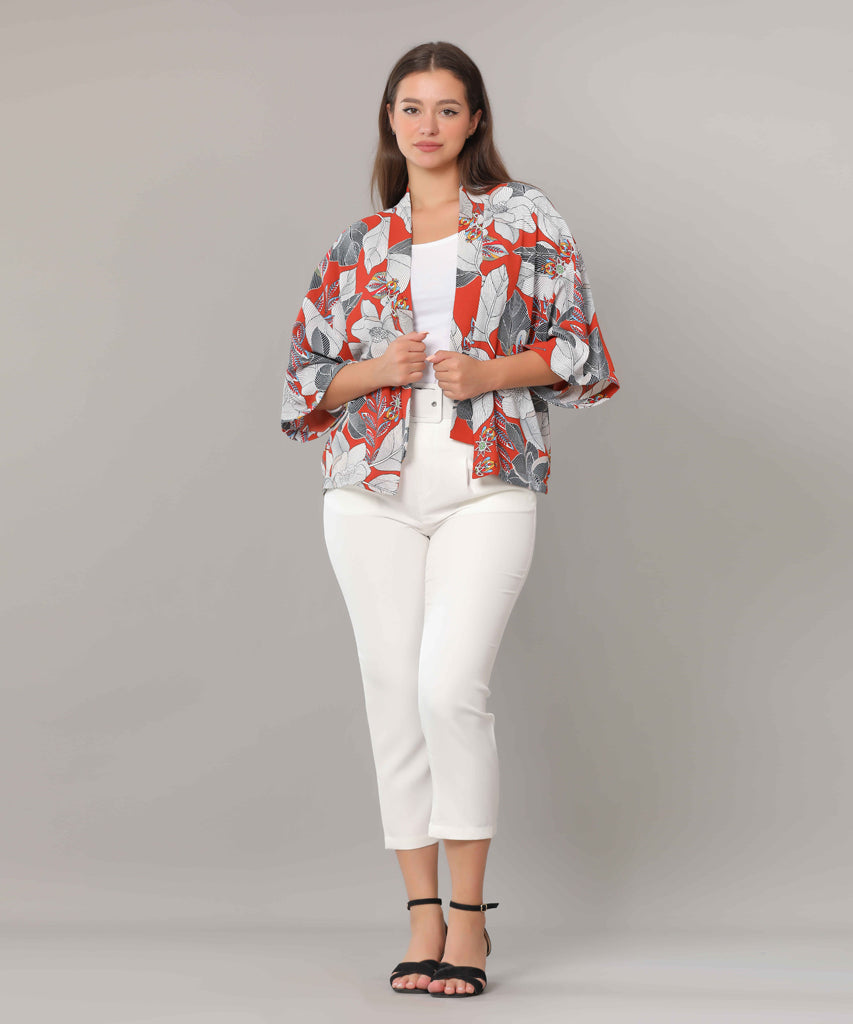 Pancho-Chiffon Crepe-TOPI