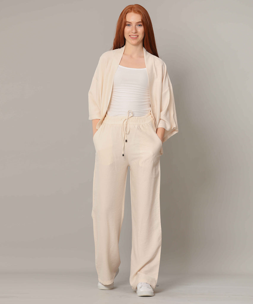 Cardigan-Cotton Viscose-BEIGE