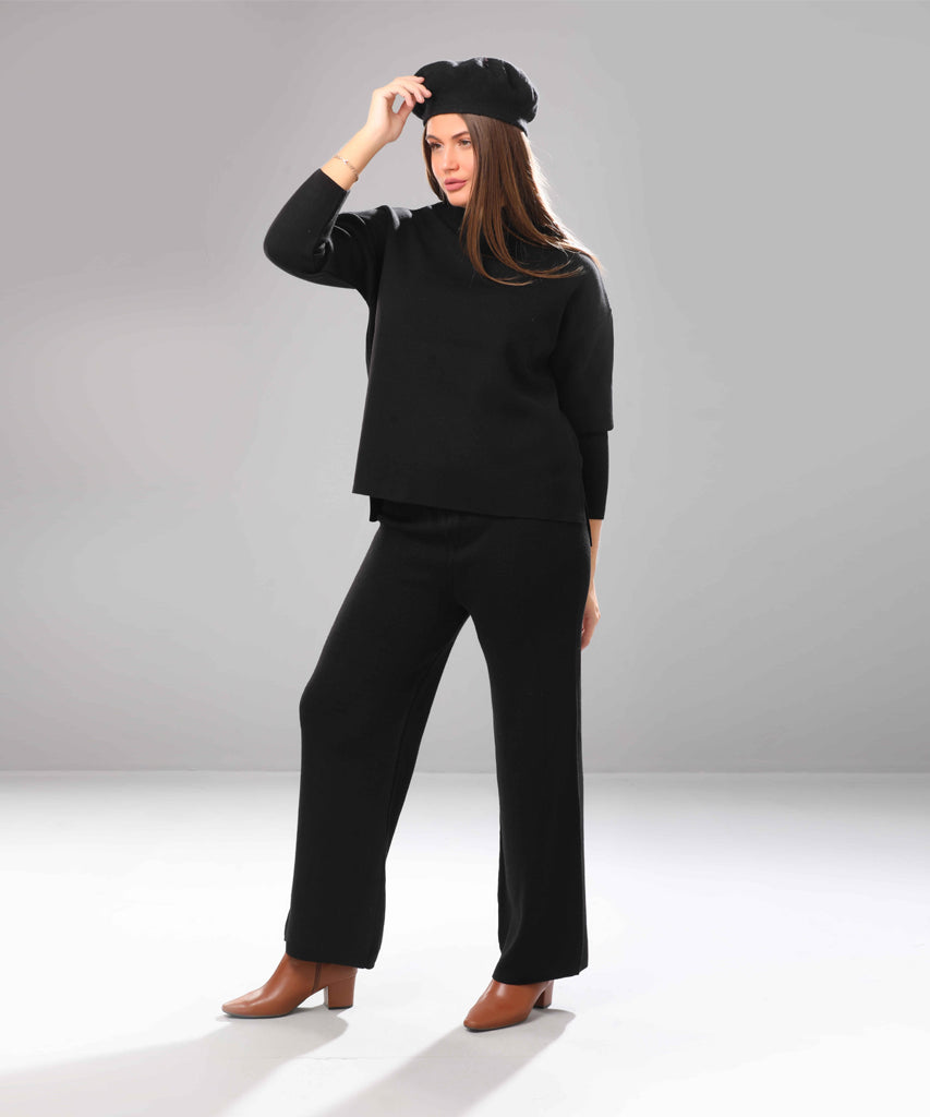 Trouser-Knit-BLACK