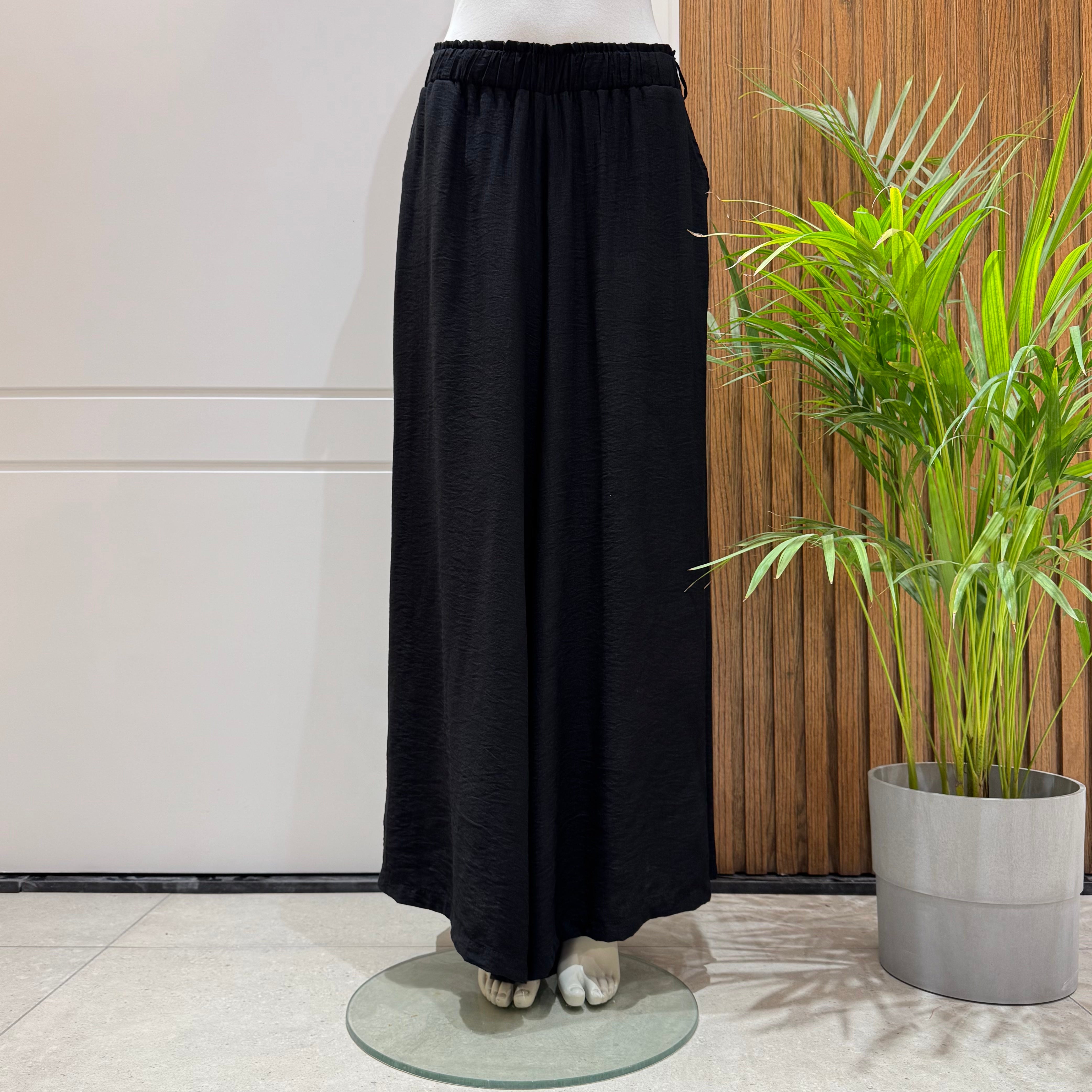 Trousers-Spanish Linen-Black