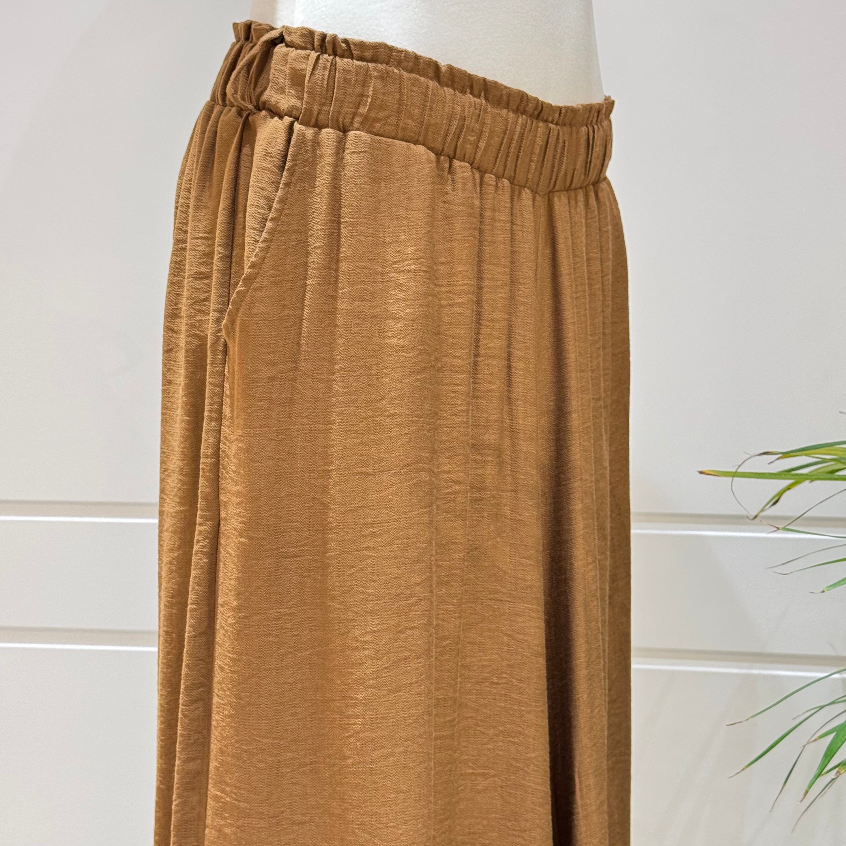 Trousers-Spanish Linen-Brown