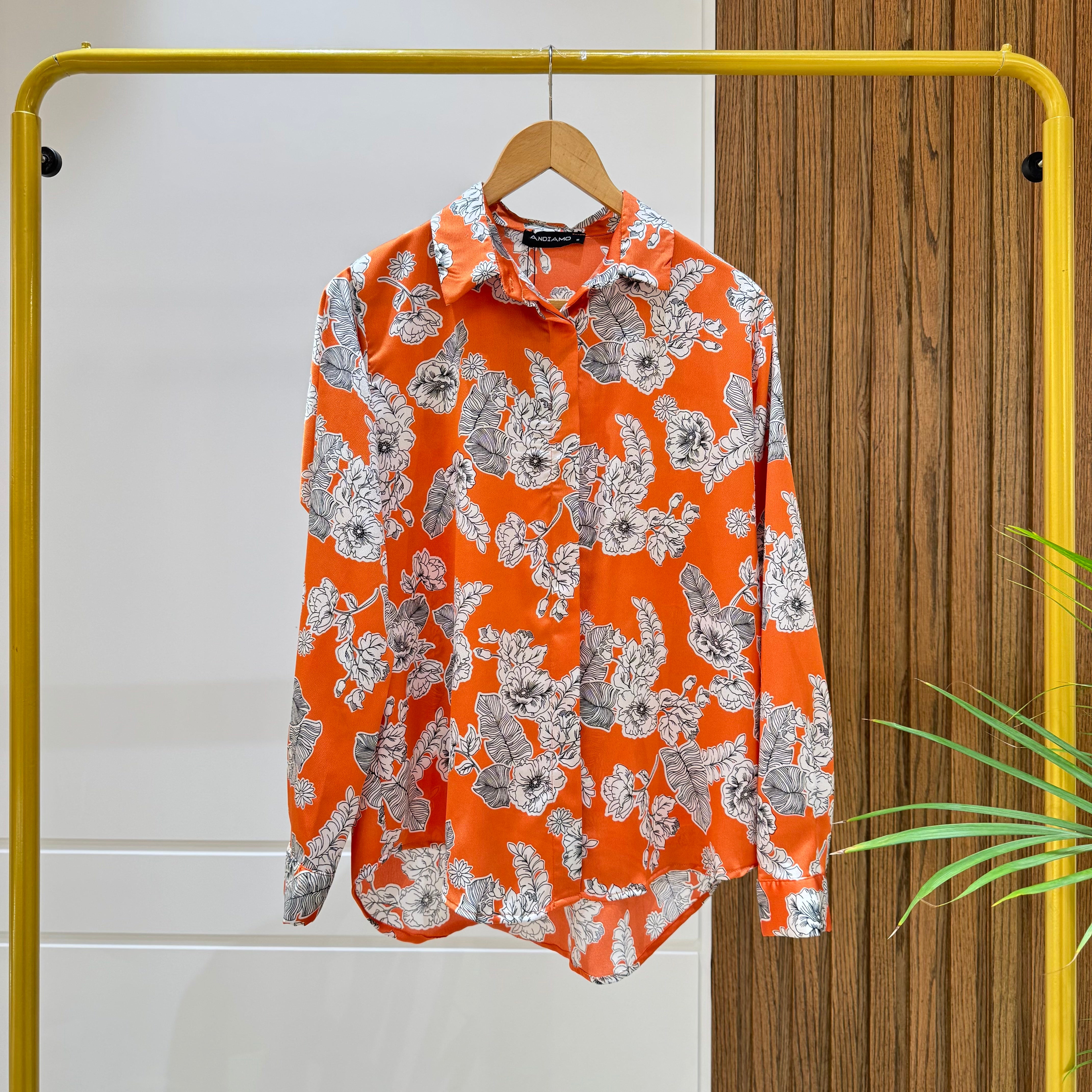 Shirt-Chiffon-ORANGE