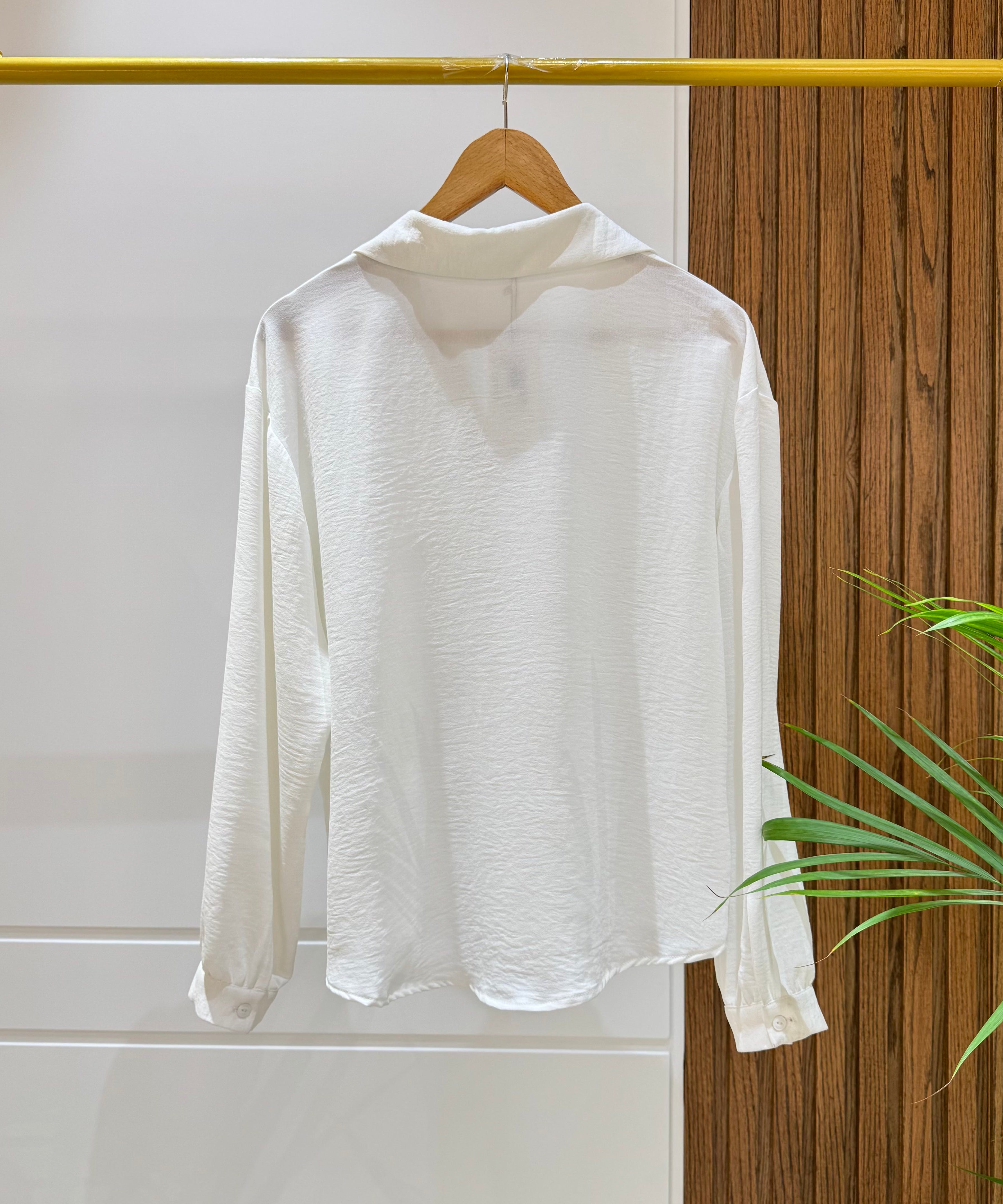 Blouse-Cotton Viscose-OF WHITE