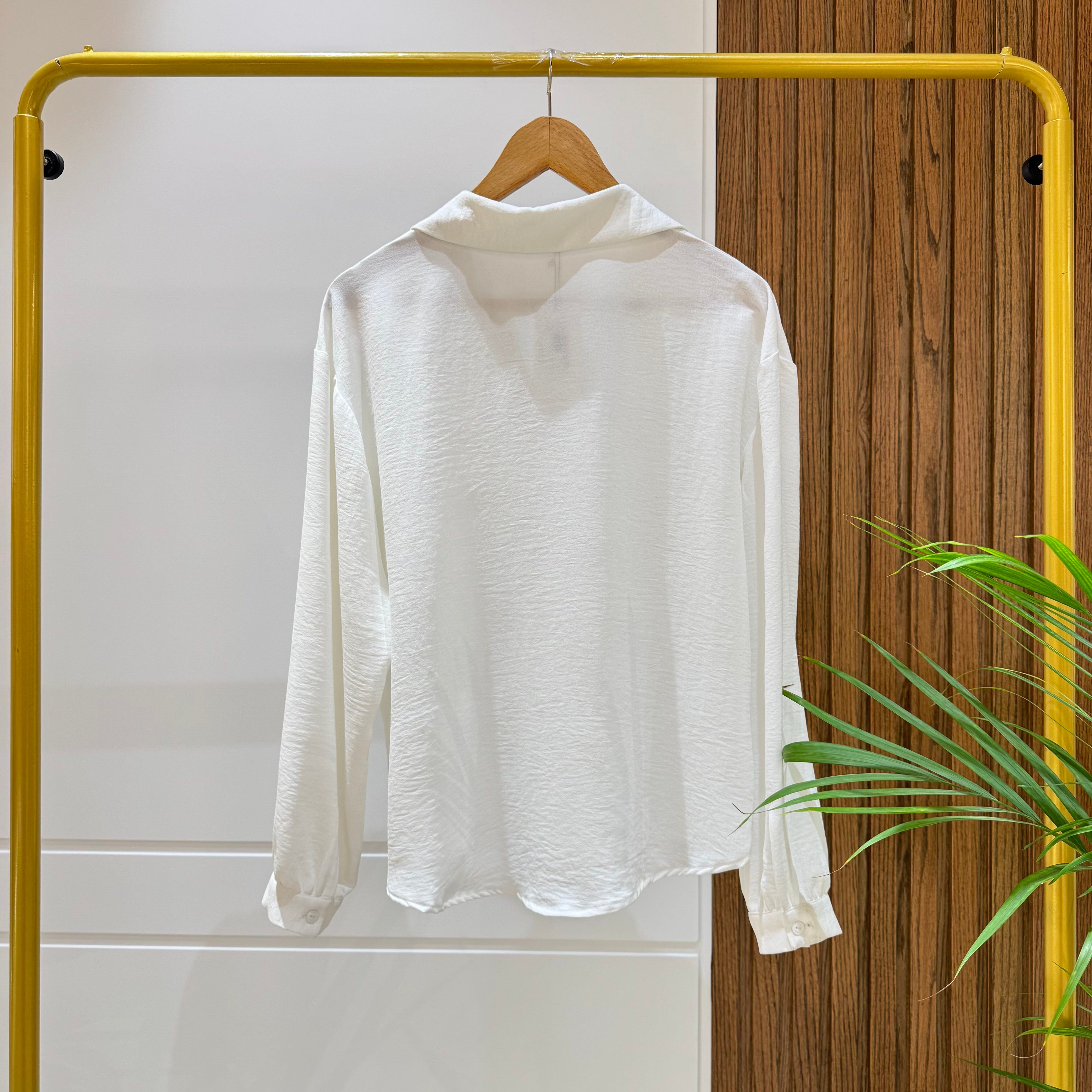 Blouse-Cotton Viscose-OF WHITE