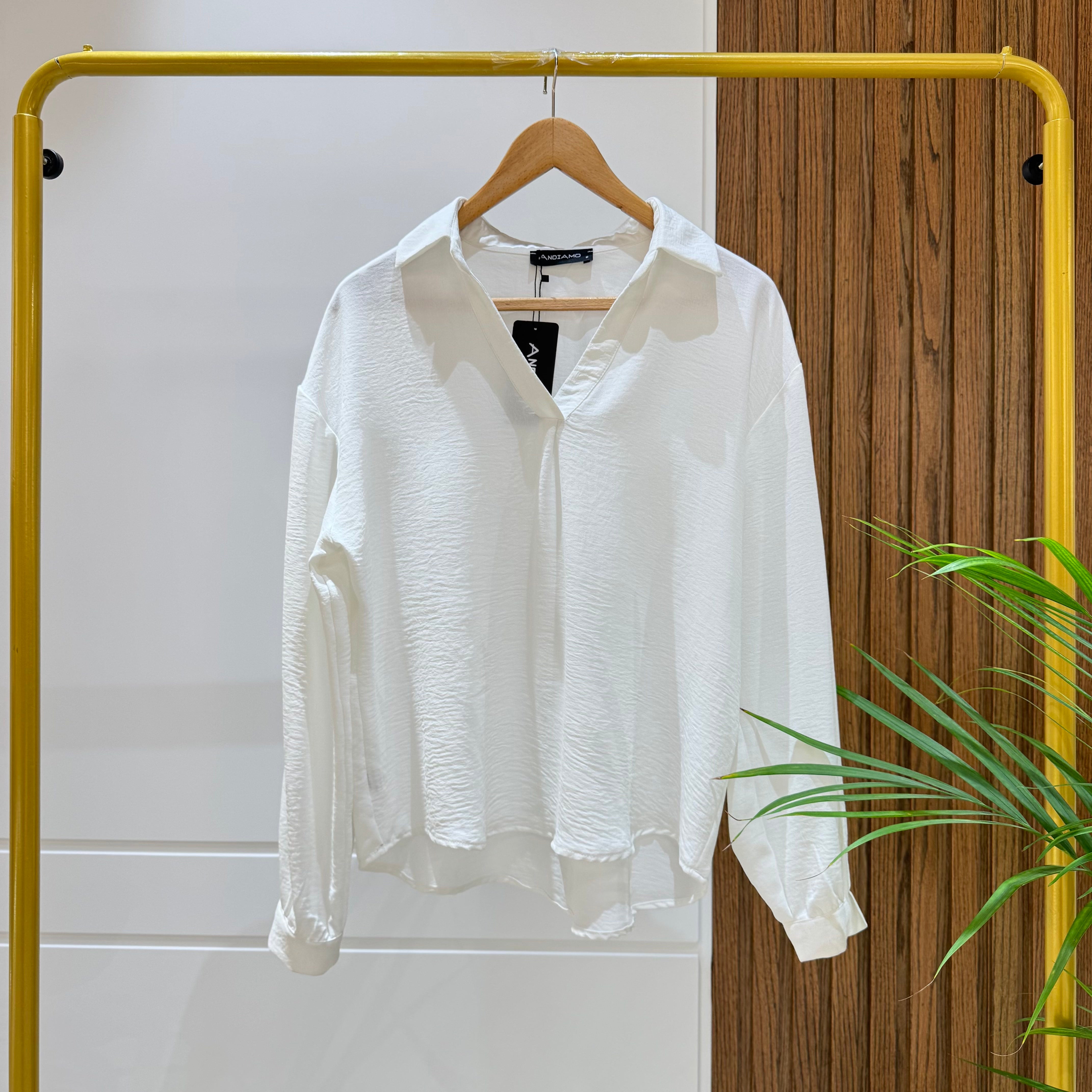 Blouse-Cotton Viscose-OF WHITE