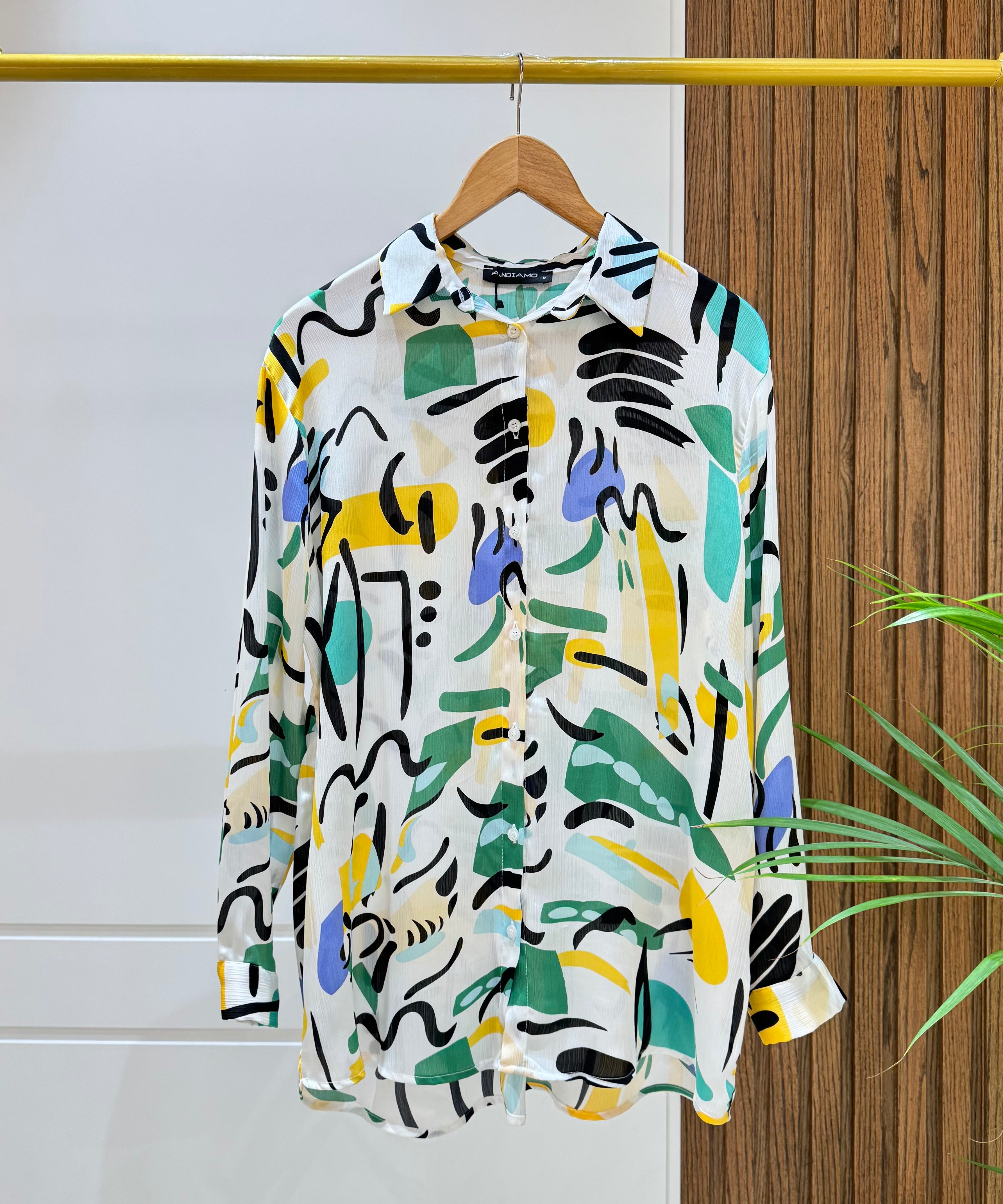 Casual Shirt-Spanish Linen-GREEN