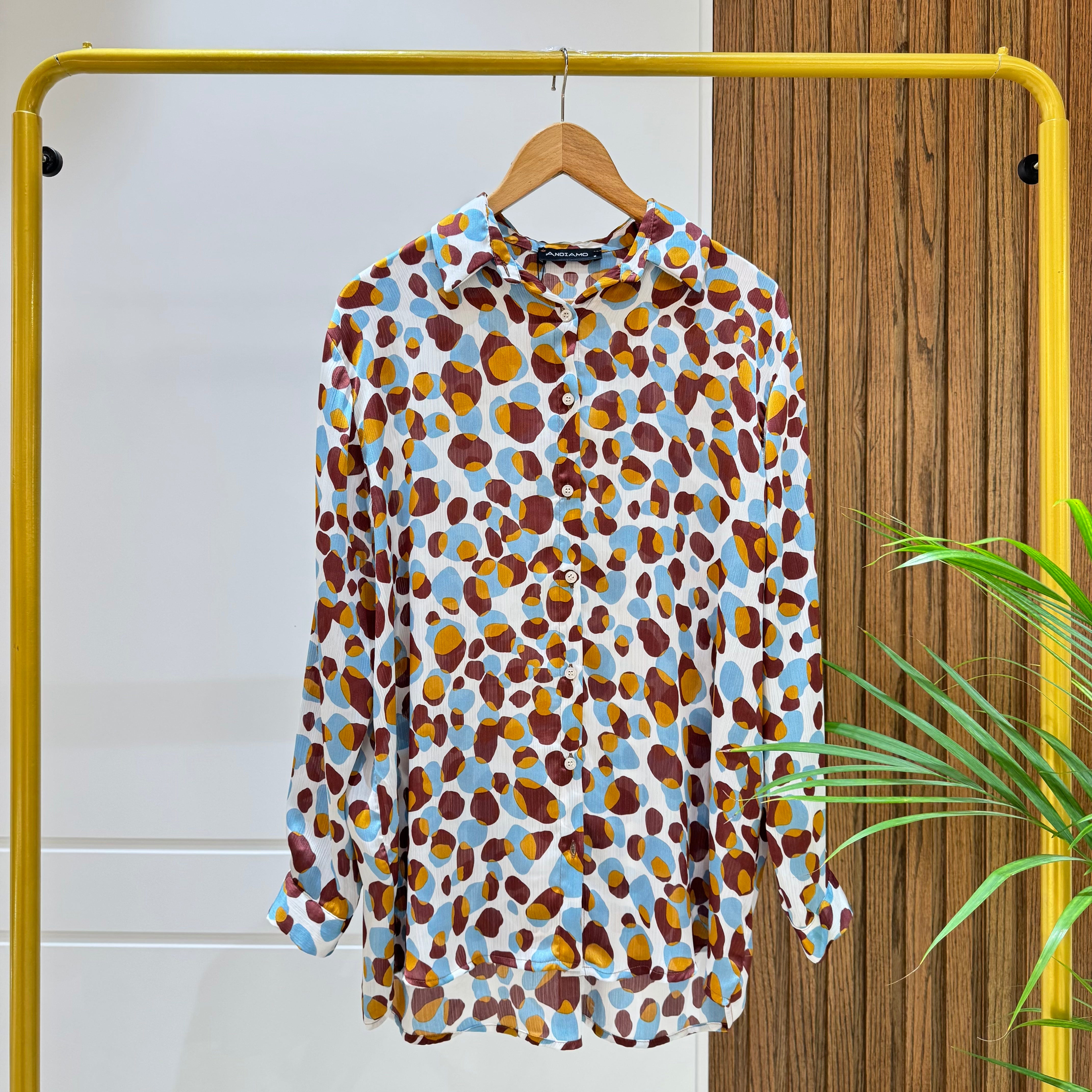 Shirt-Spanish Linen-BURGUNDY