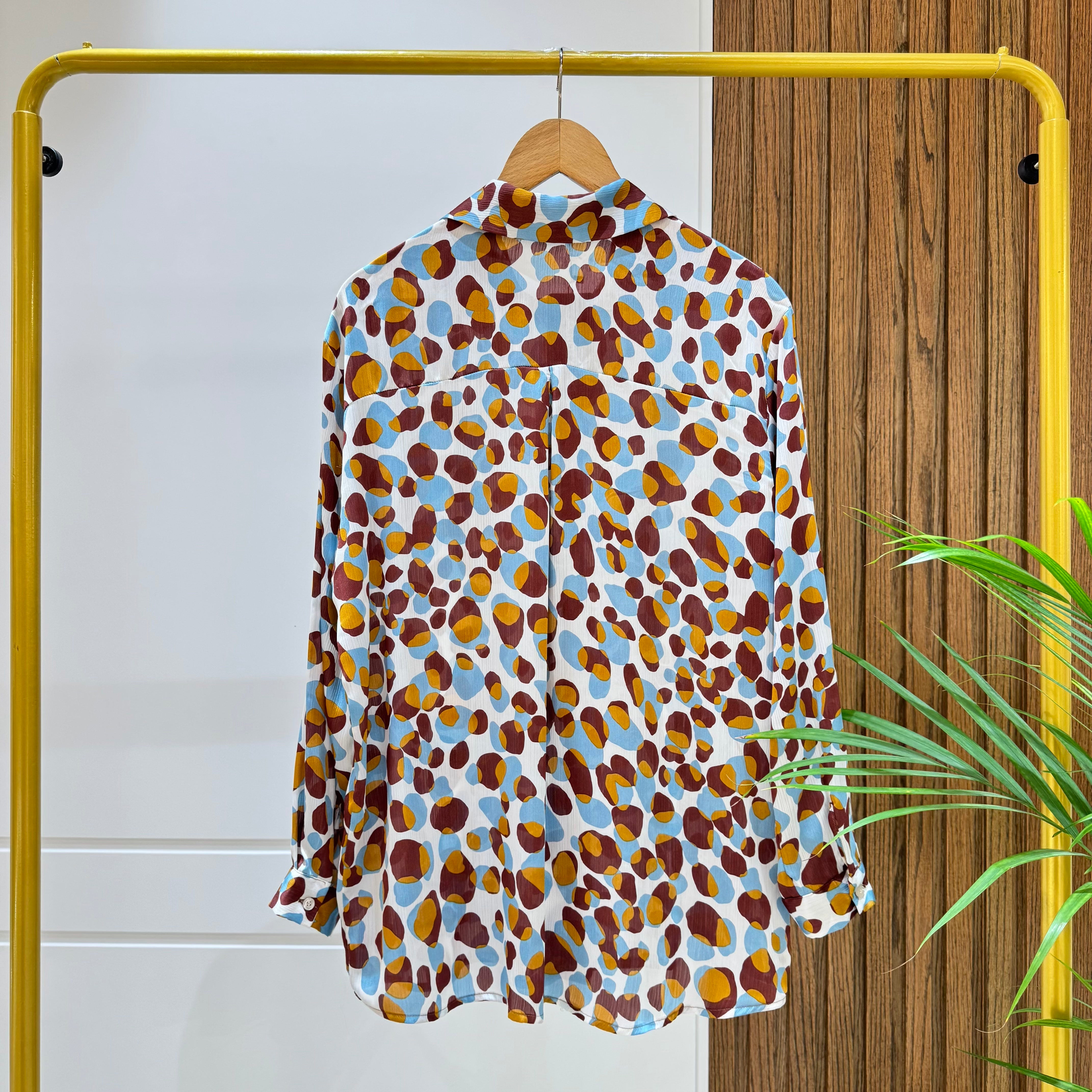 Shirt-Spanish Linen-BURGUNDY