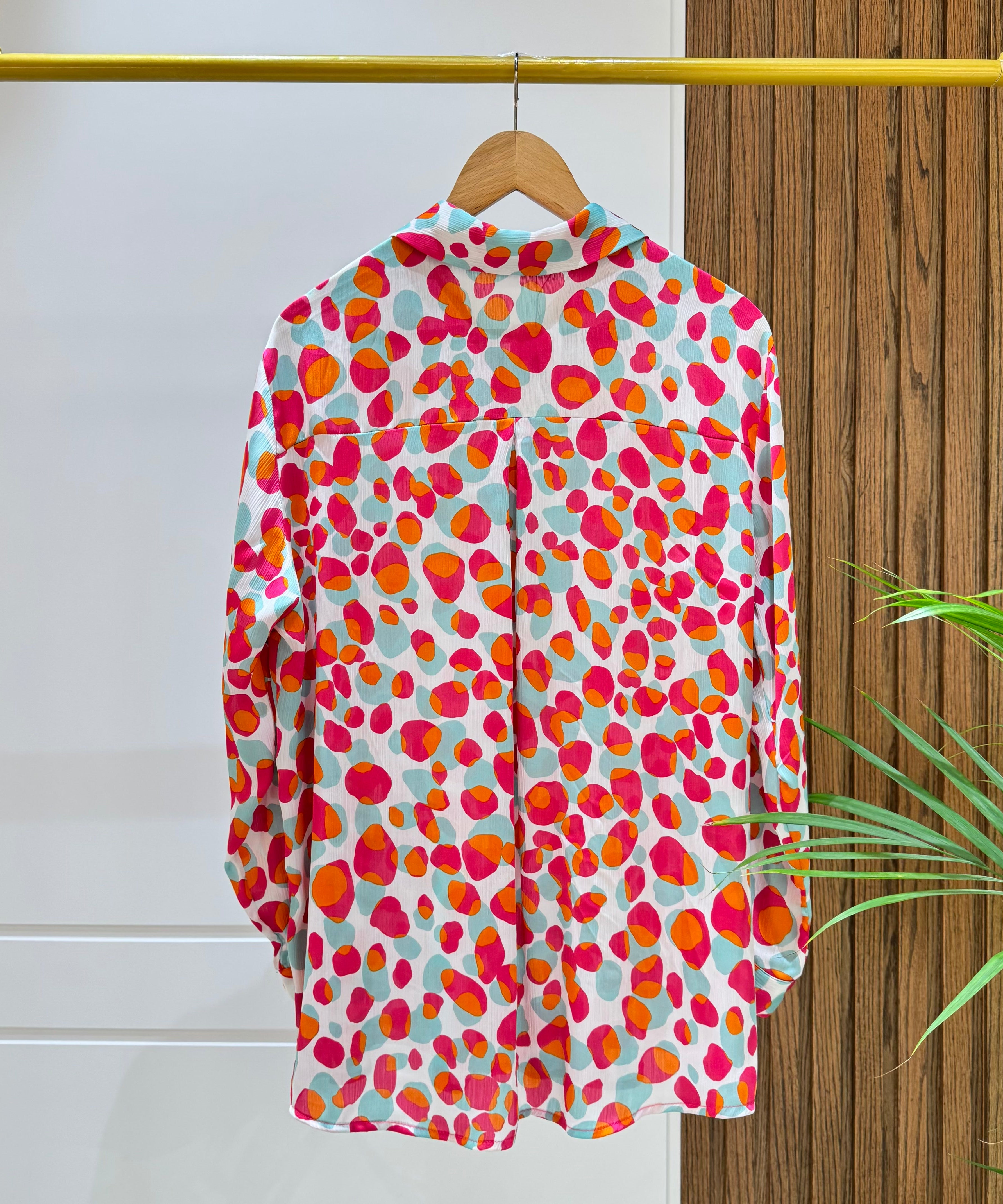 Shirt-Spanish Linen-FUCHSIA