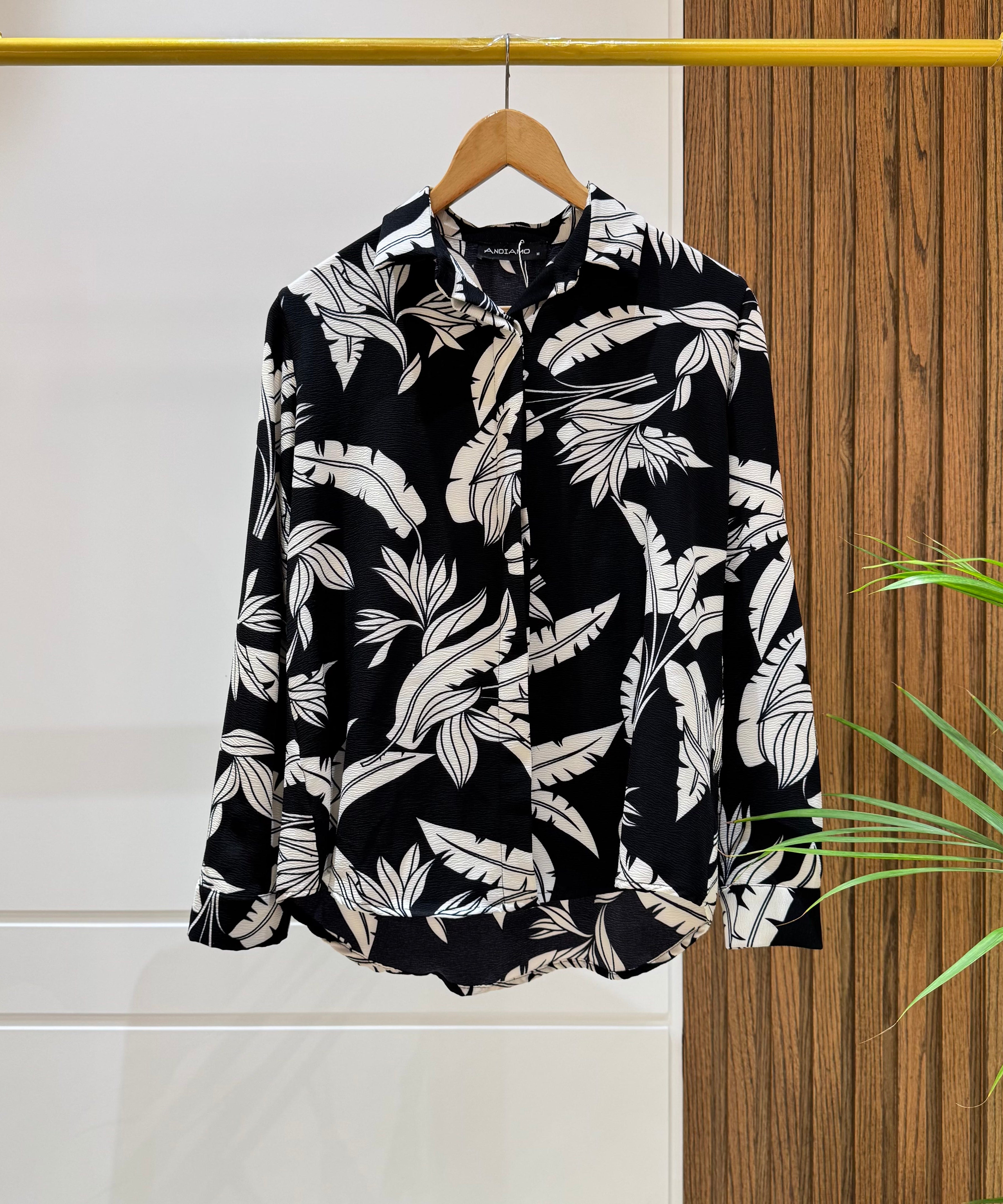 Shirt-Chiffon-OF WHITE