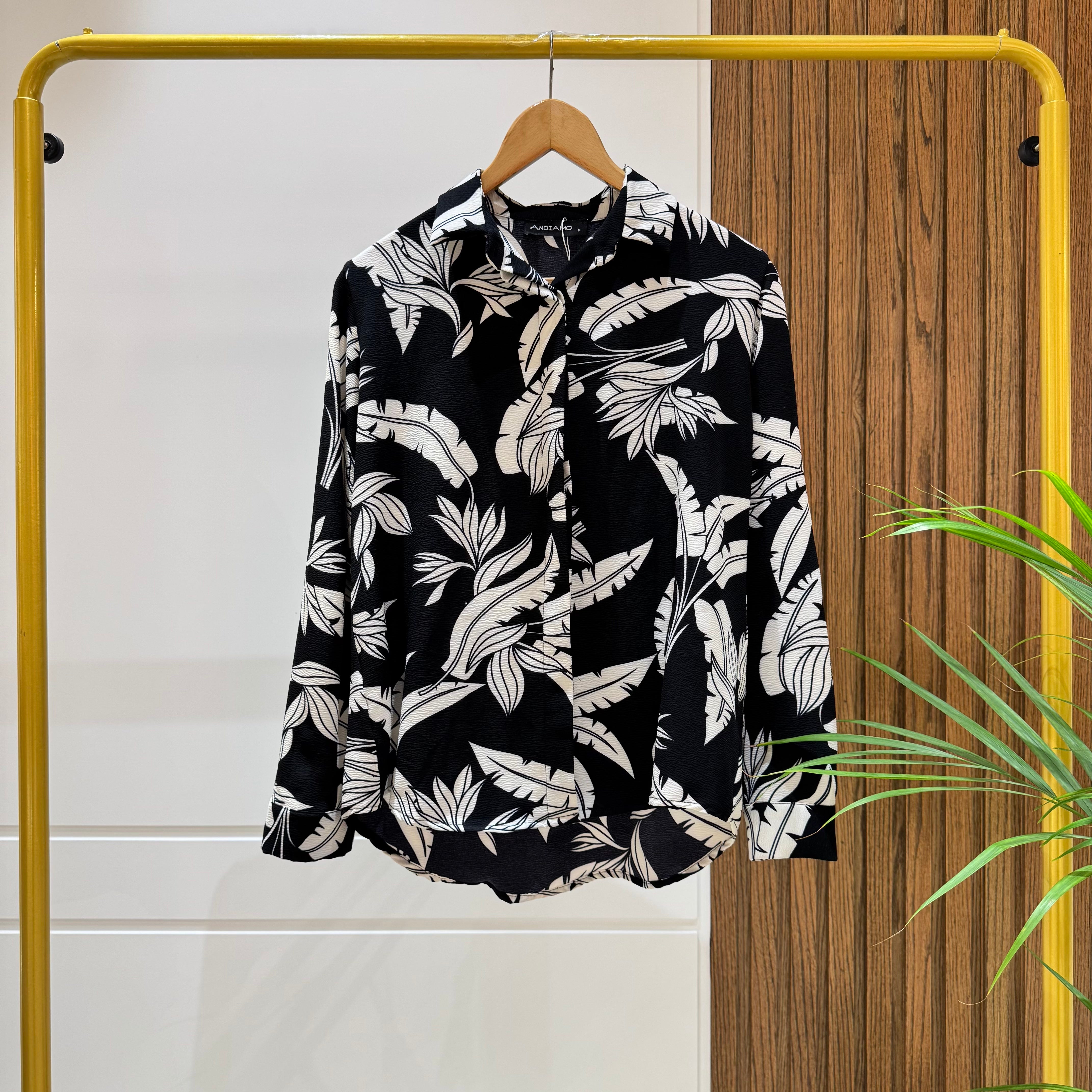 Shirt-Chiffon-OF WHITE