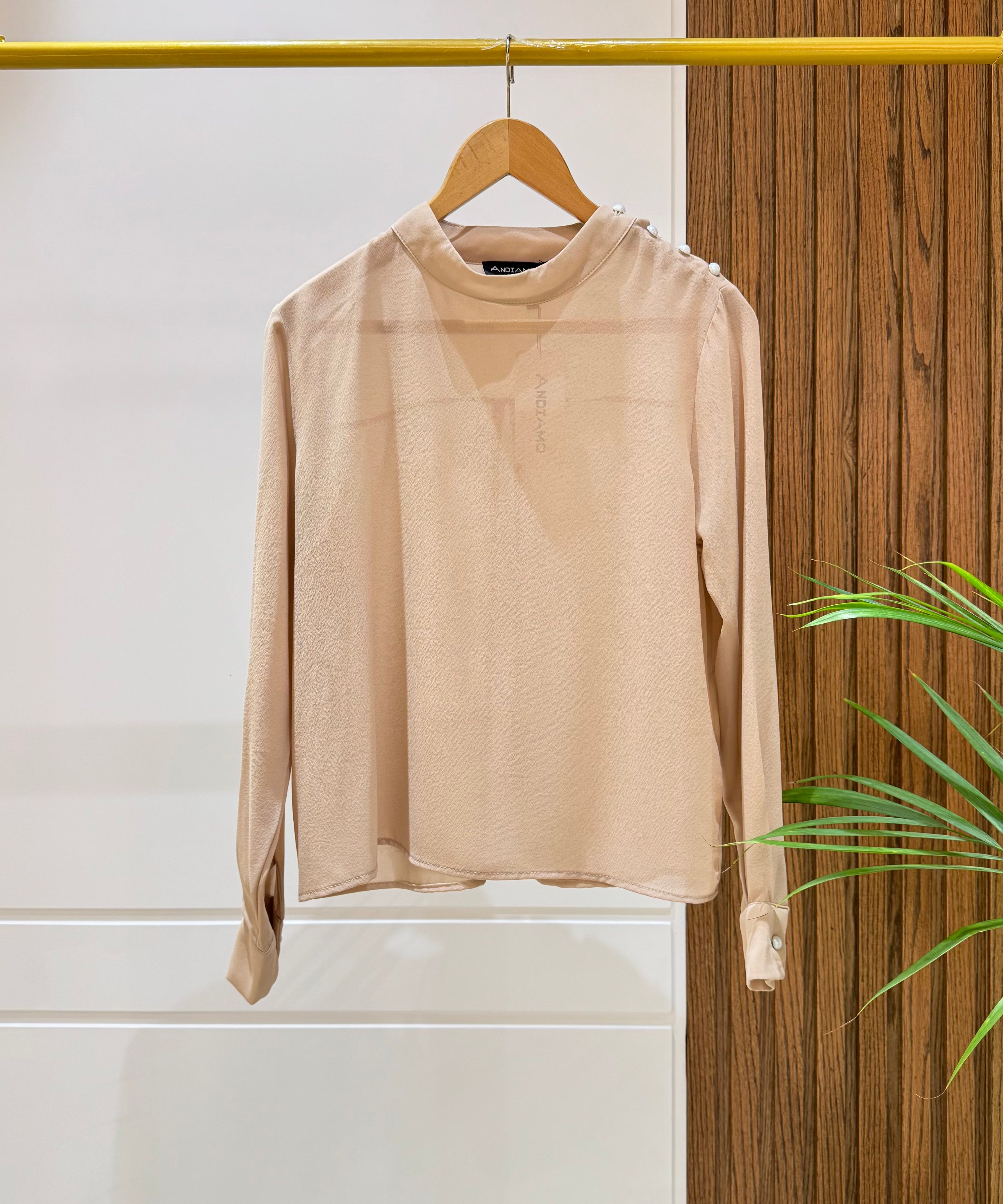 Blouse-Chiffon-BEIGE