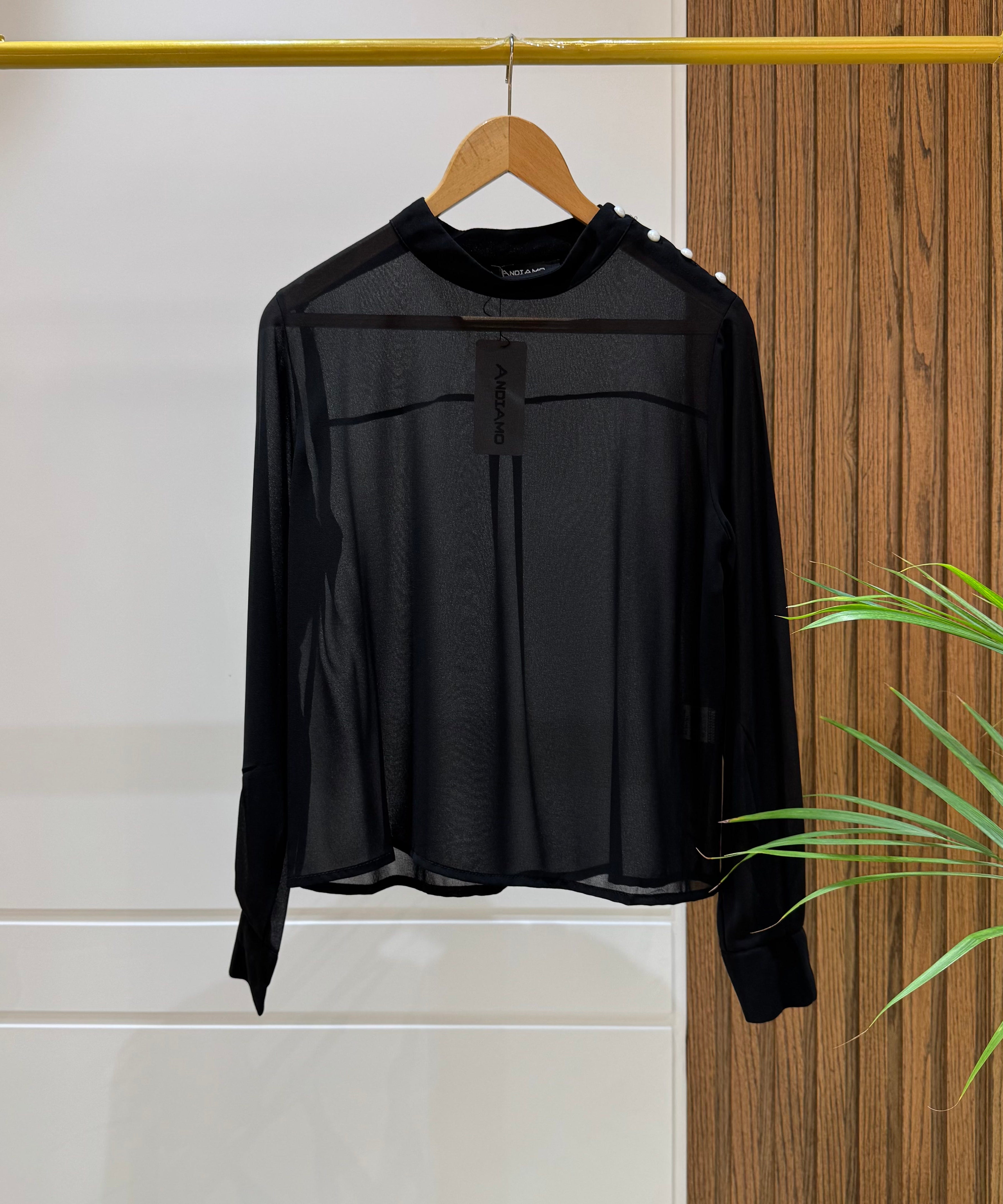 Blouse-Chiffon-BLACK