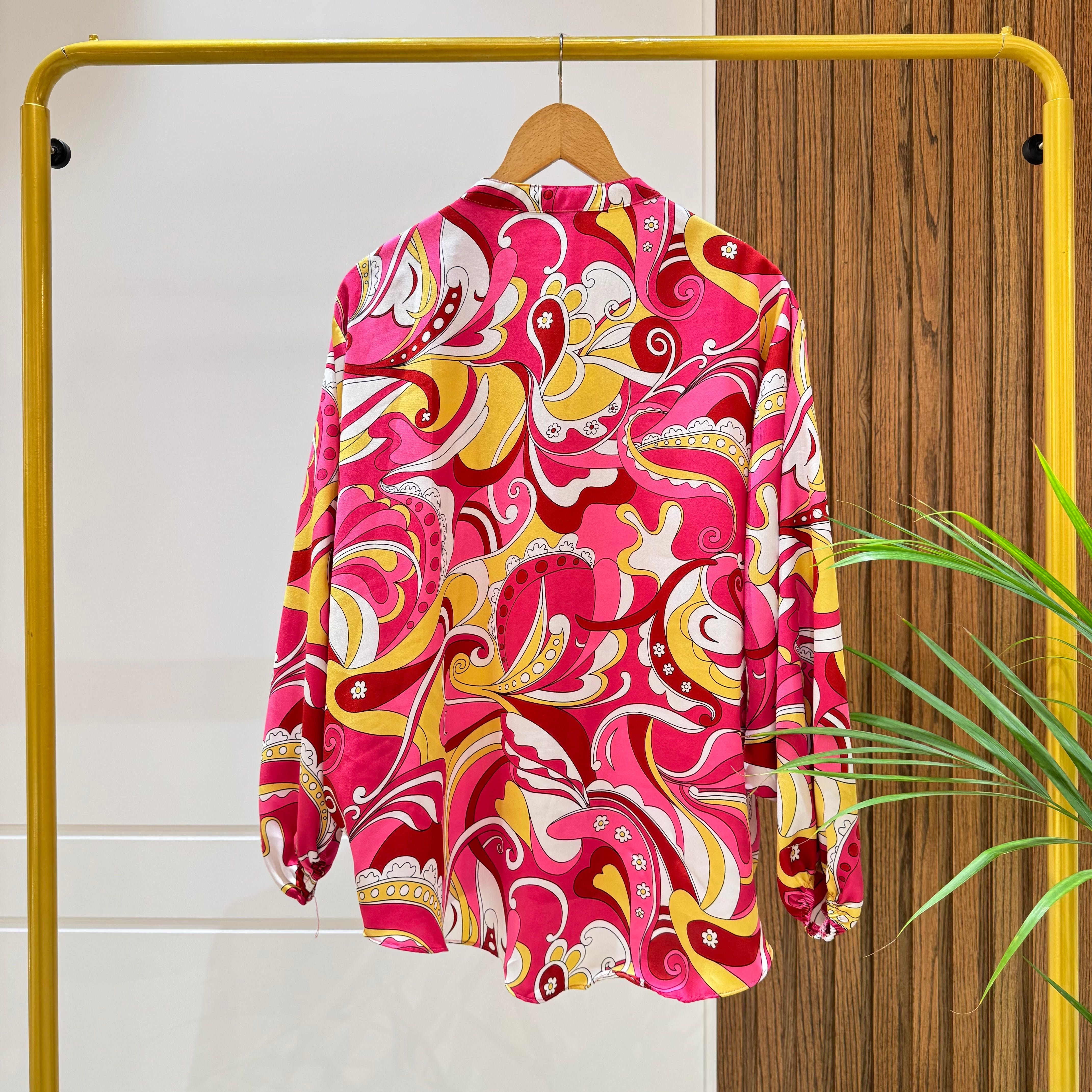 قميص -ستان-فوشيا