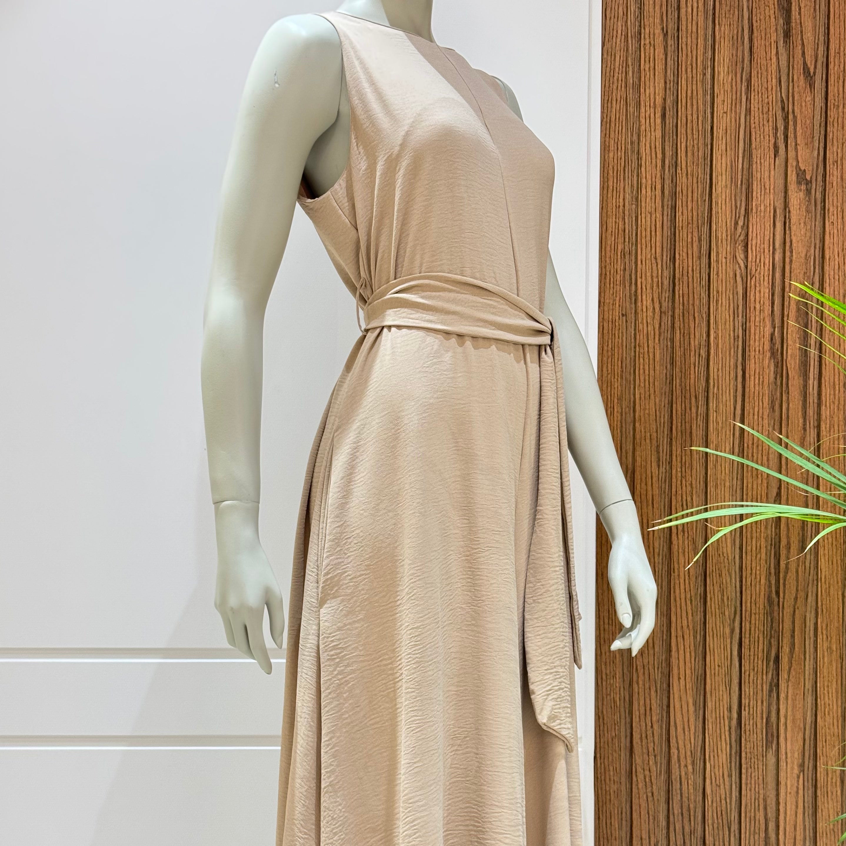 Jumpsuit-Cotton Viscose-BEIGE