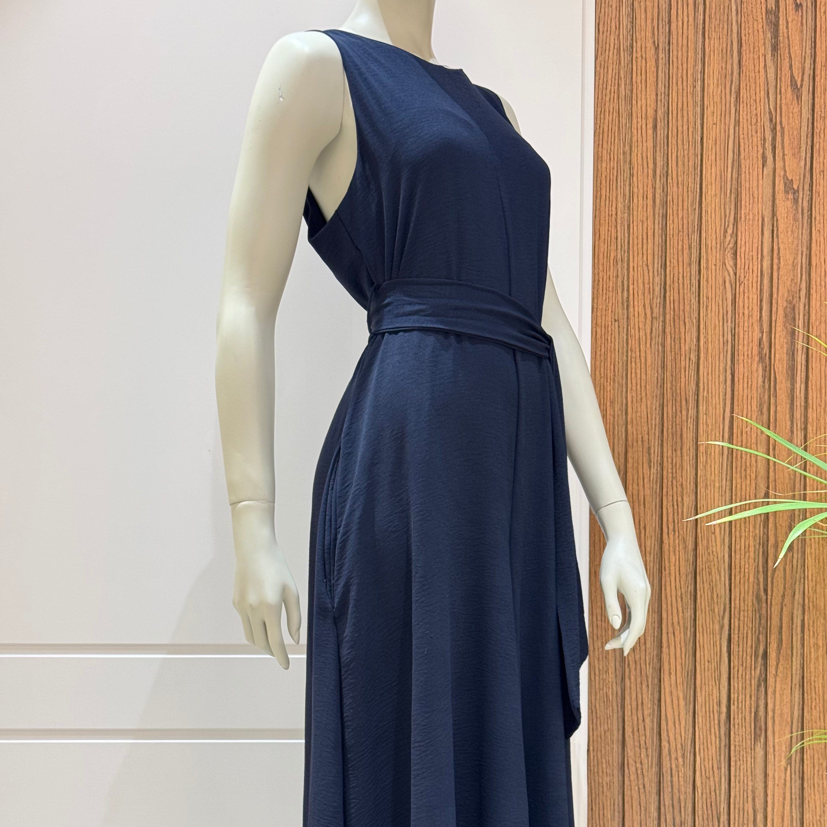 Jumpsuit-Cotton Viscose-NAVY