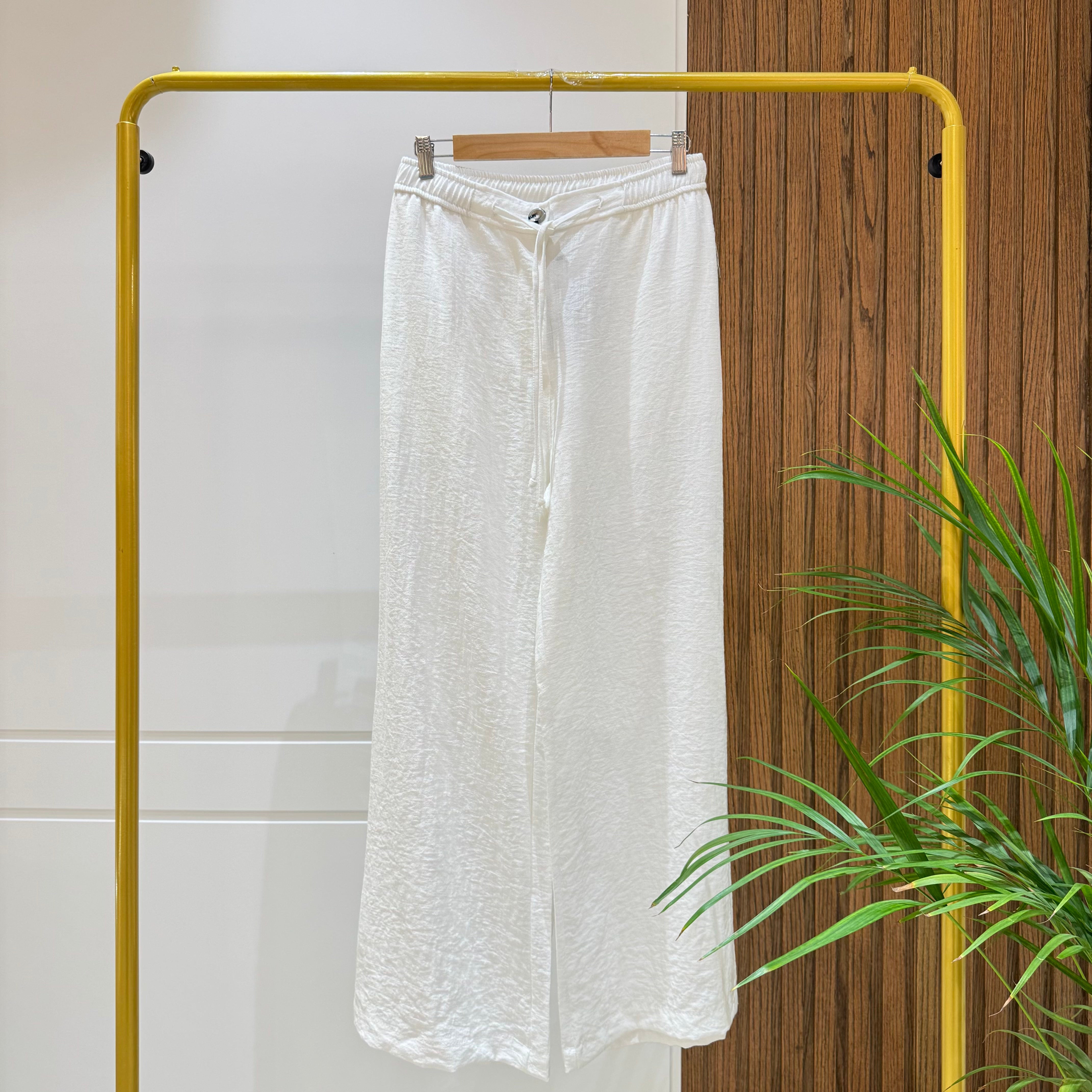 Trousers-Linen-OF WHITE