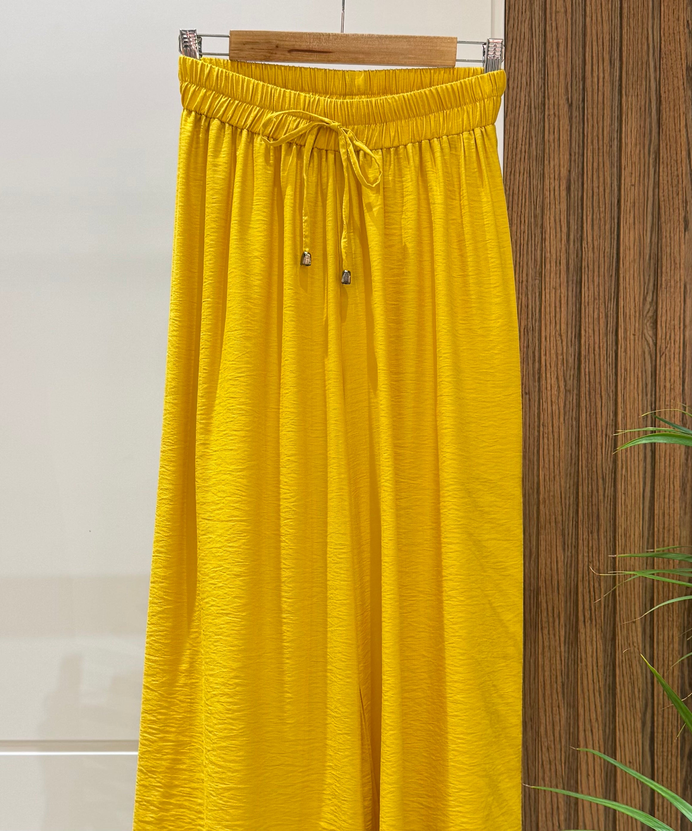 Trousers-Spanish Linen-MUSTARD