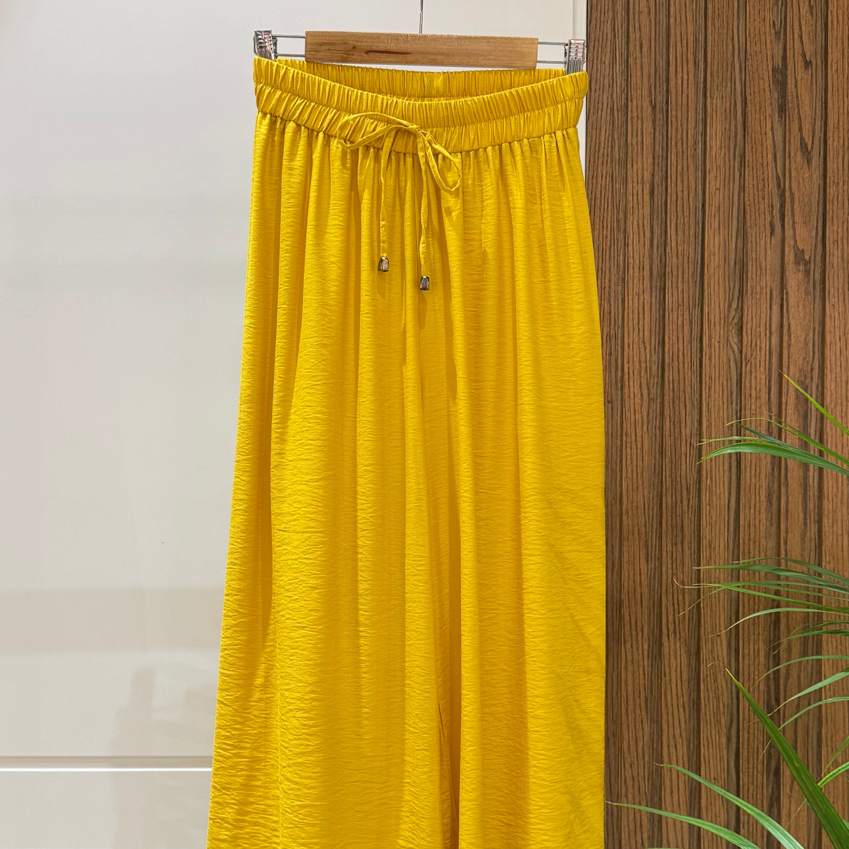 Trousers-Spanish Linen-MUSTARD