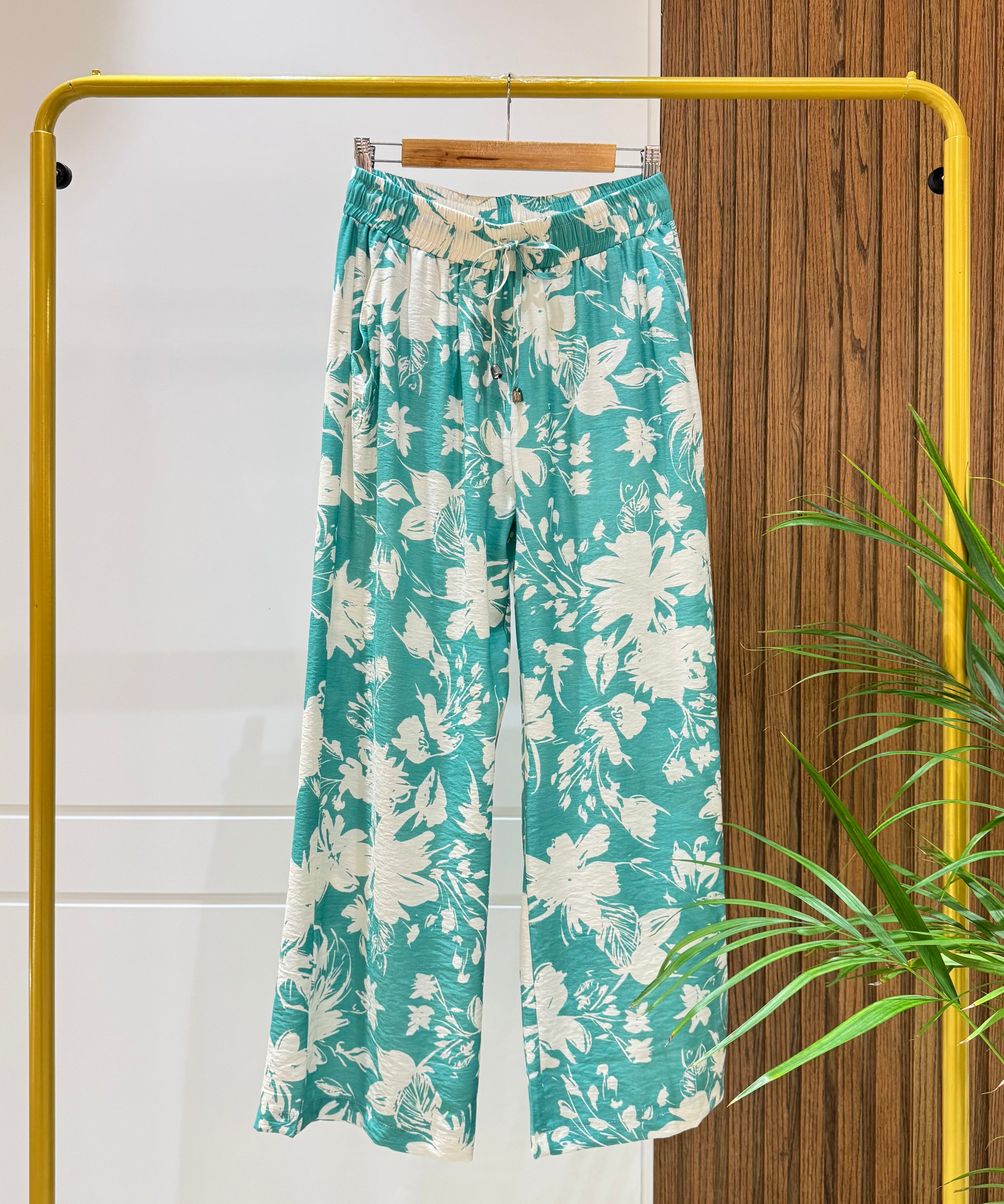 Trousers-Spanish Linen-GREEN
