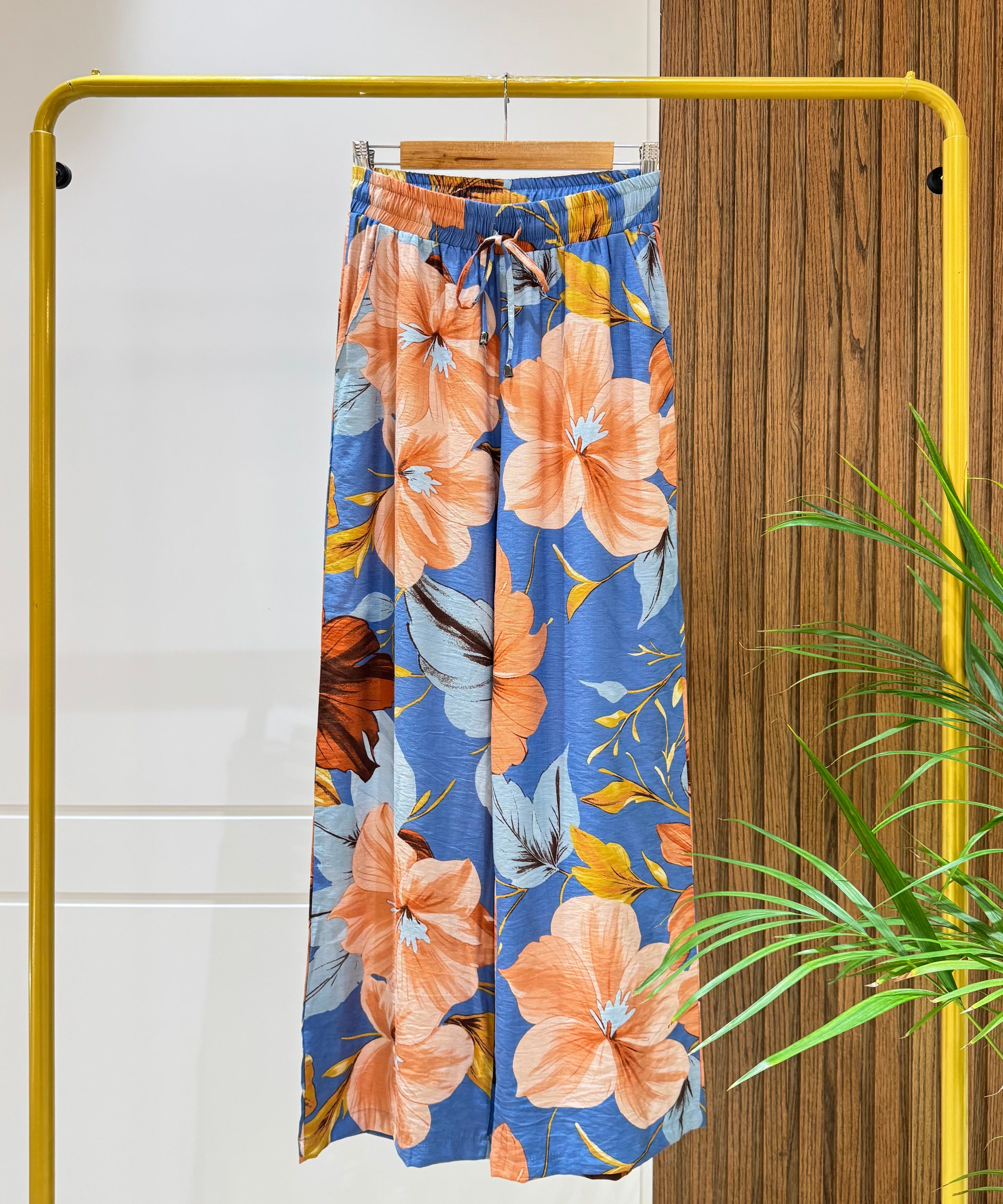 Trousers-Spanish Linen-SKY BLUE