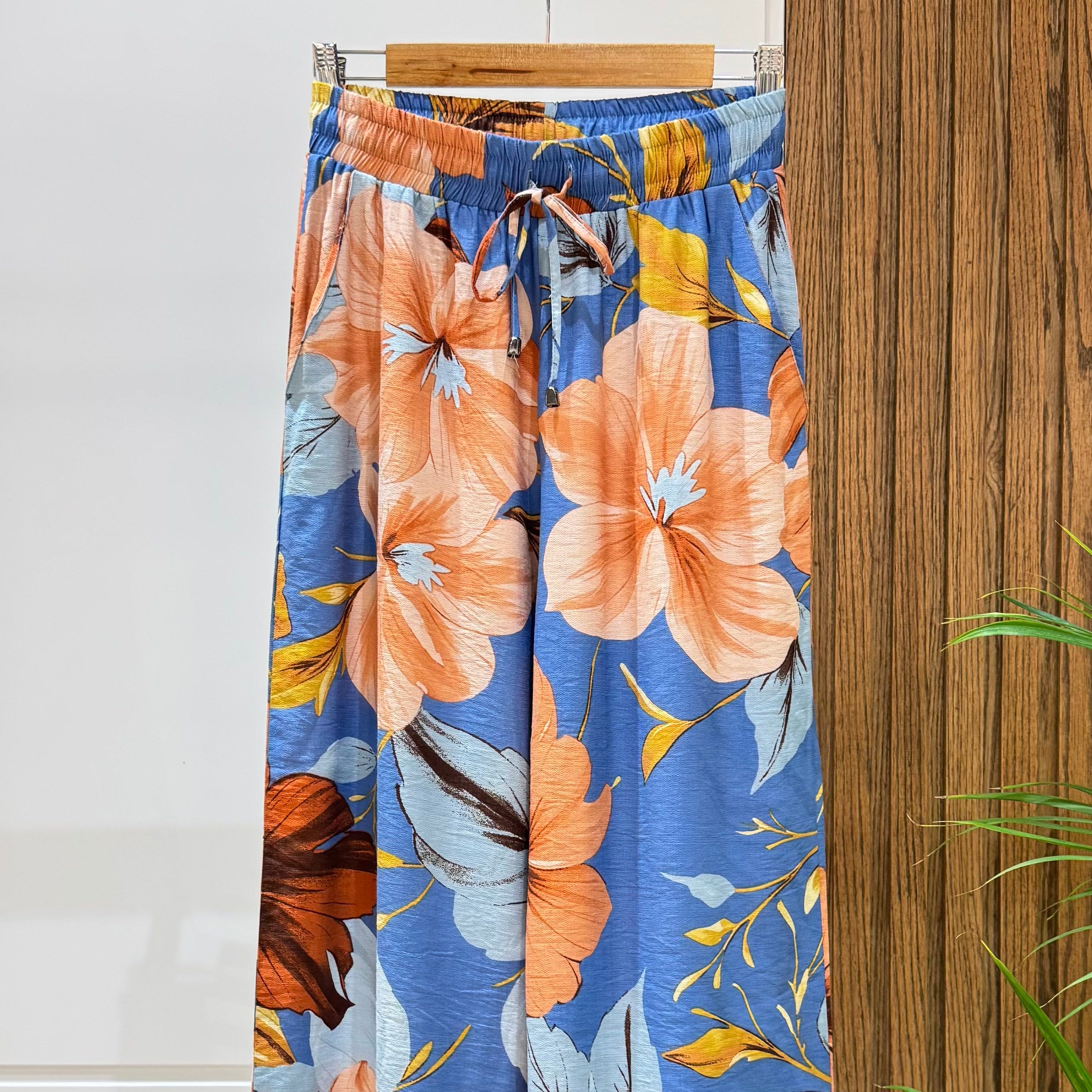 Trousers-Spanish Linen-SKY BLUE