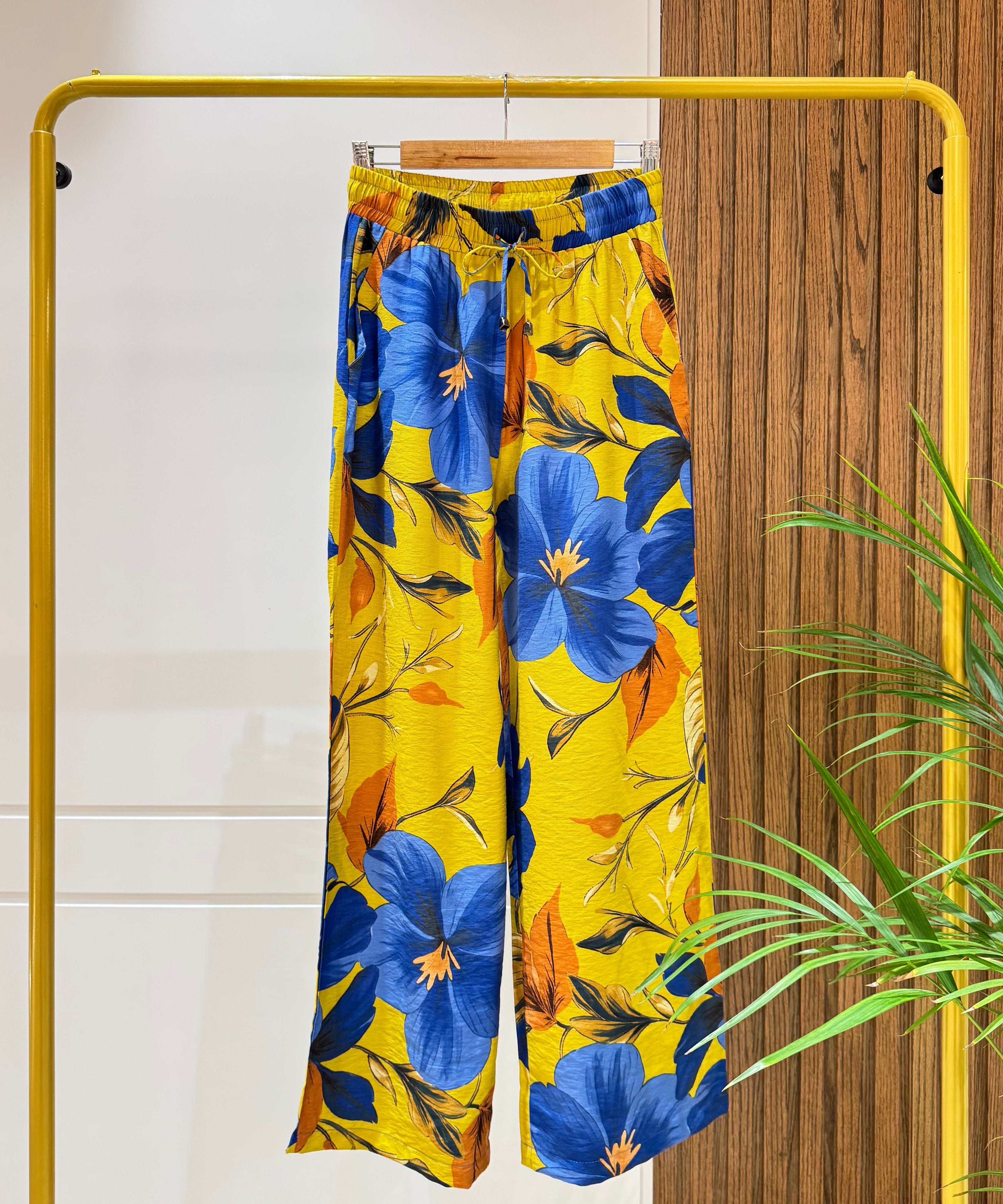 Trousers-Spanish Linen-MUSTARD