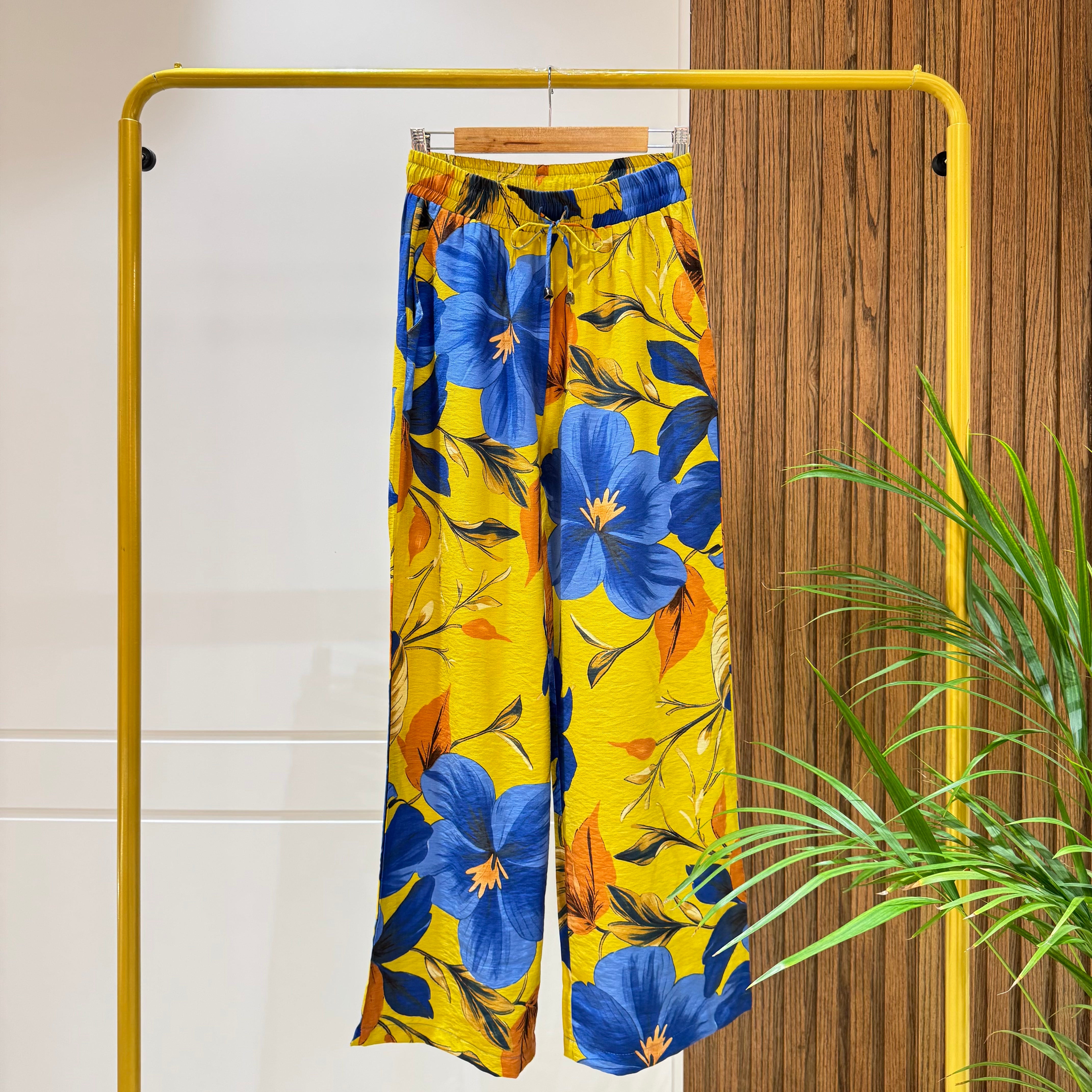 Trousers-Spanish Linen-MUSTARD