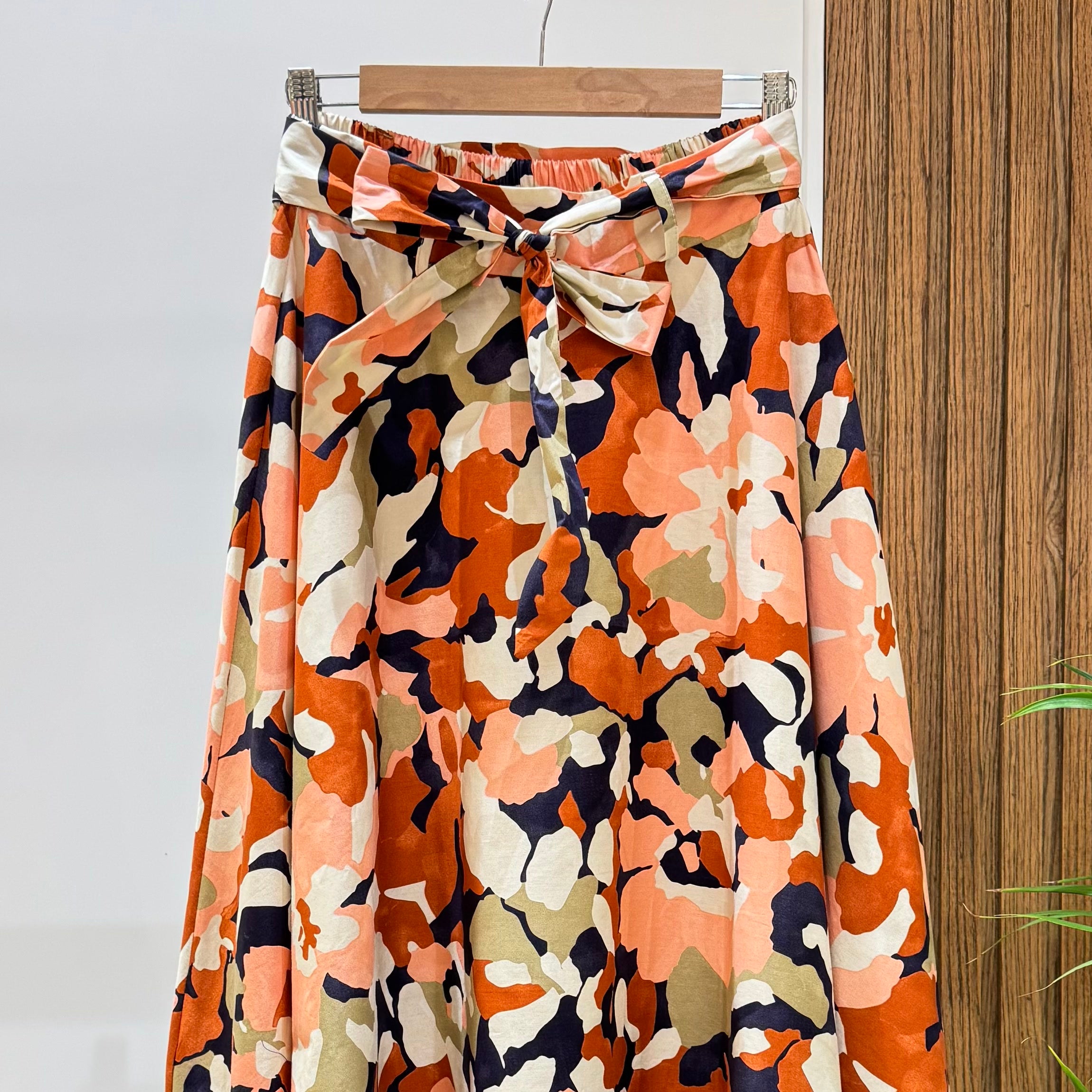 Skirt-Cotton Polyester-ORANGE