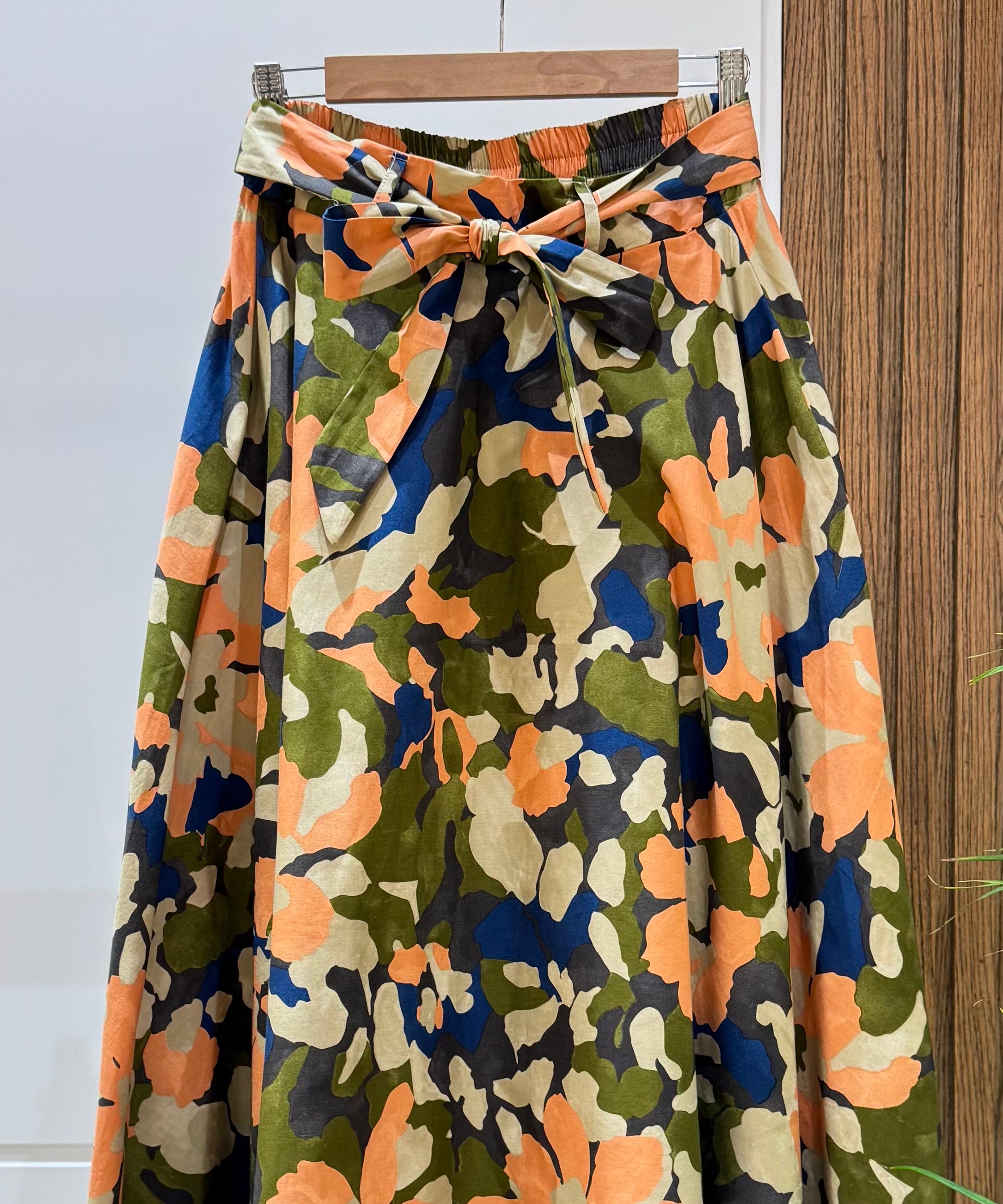 Skirt-Cotton Polyester-OLIVE