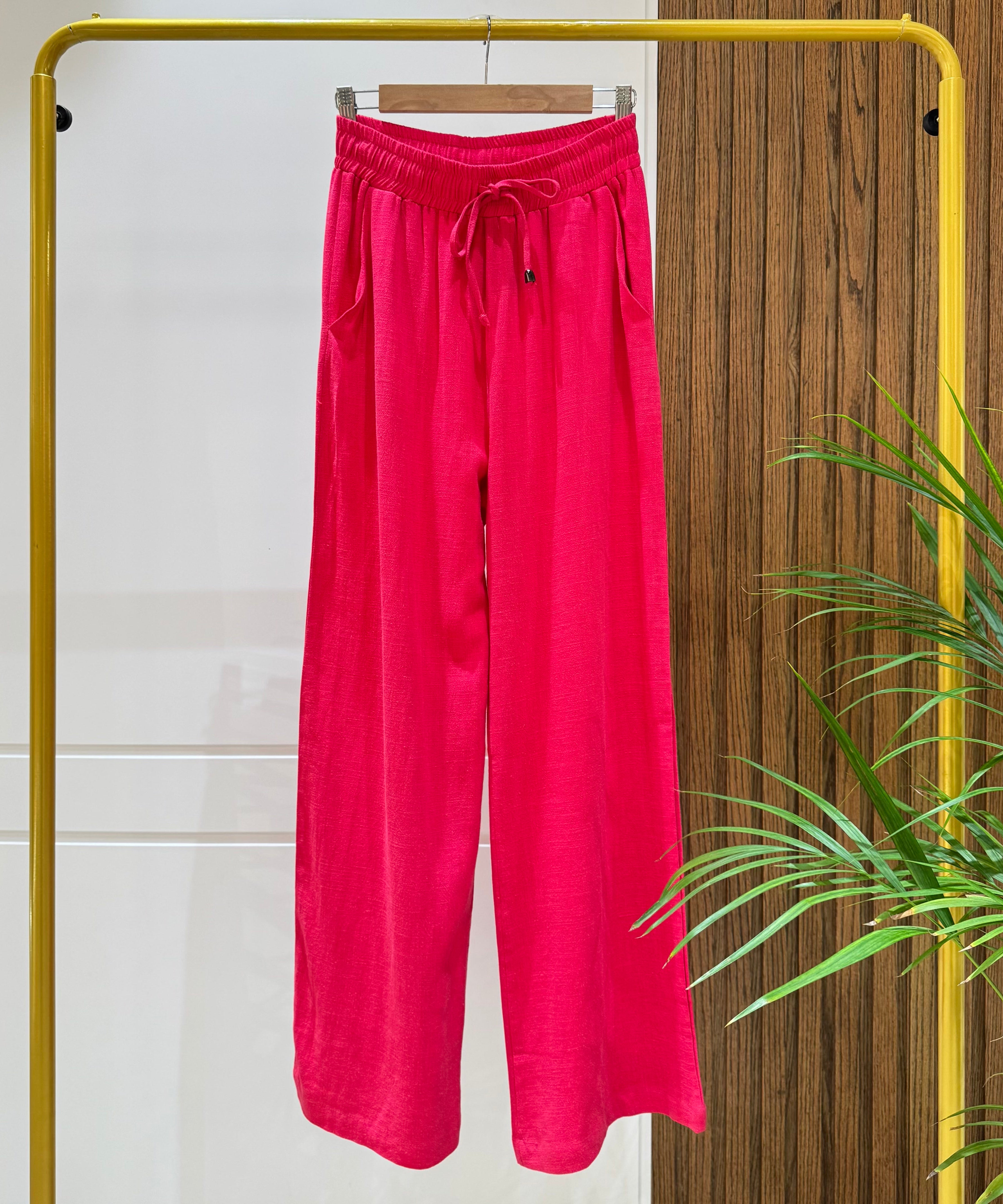 Trousers-Linen-FUCHSIA