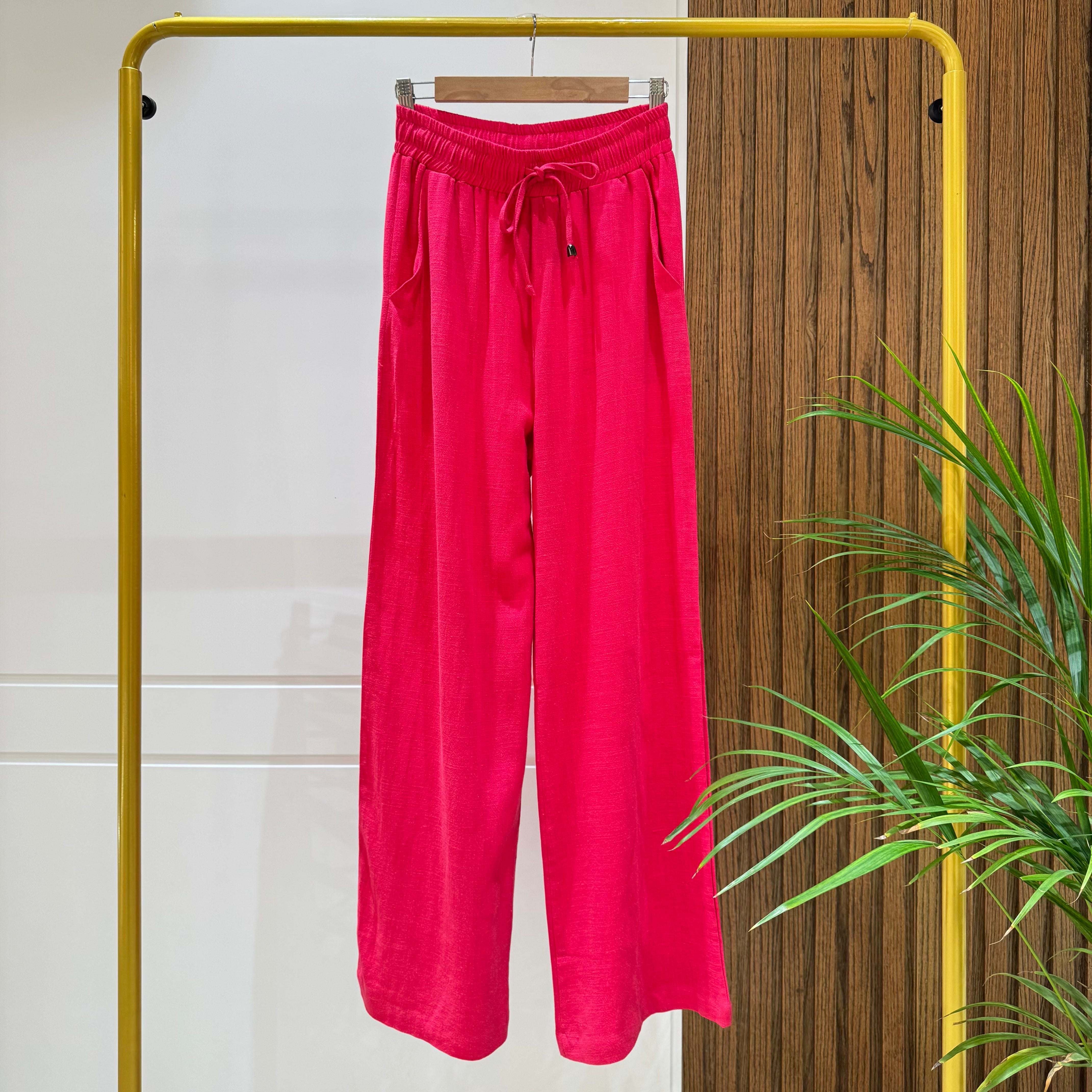 Trousers-Linen-FUCHSIA