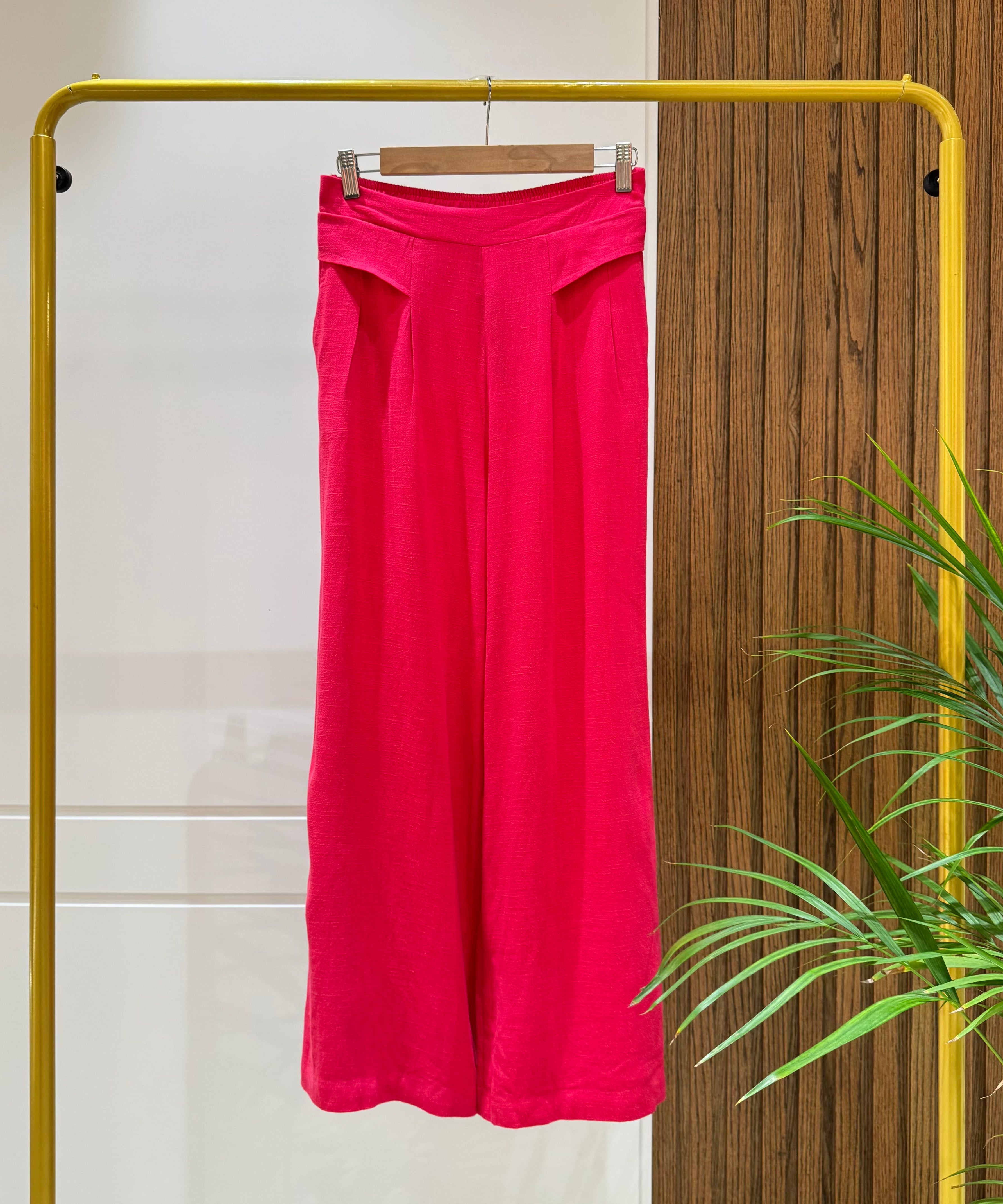 Trousers-Linen-FUCHSIA