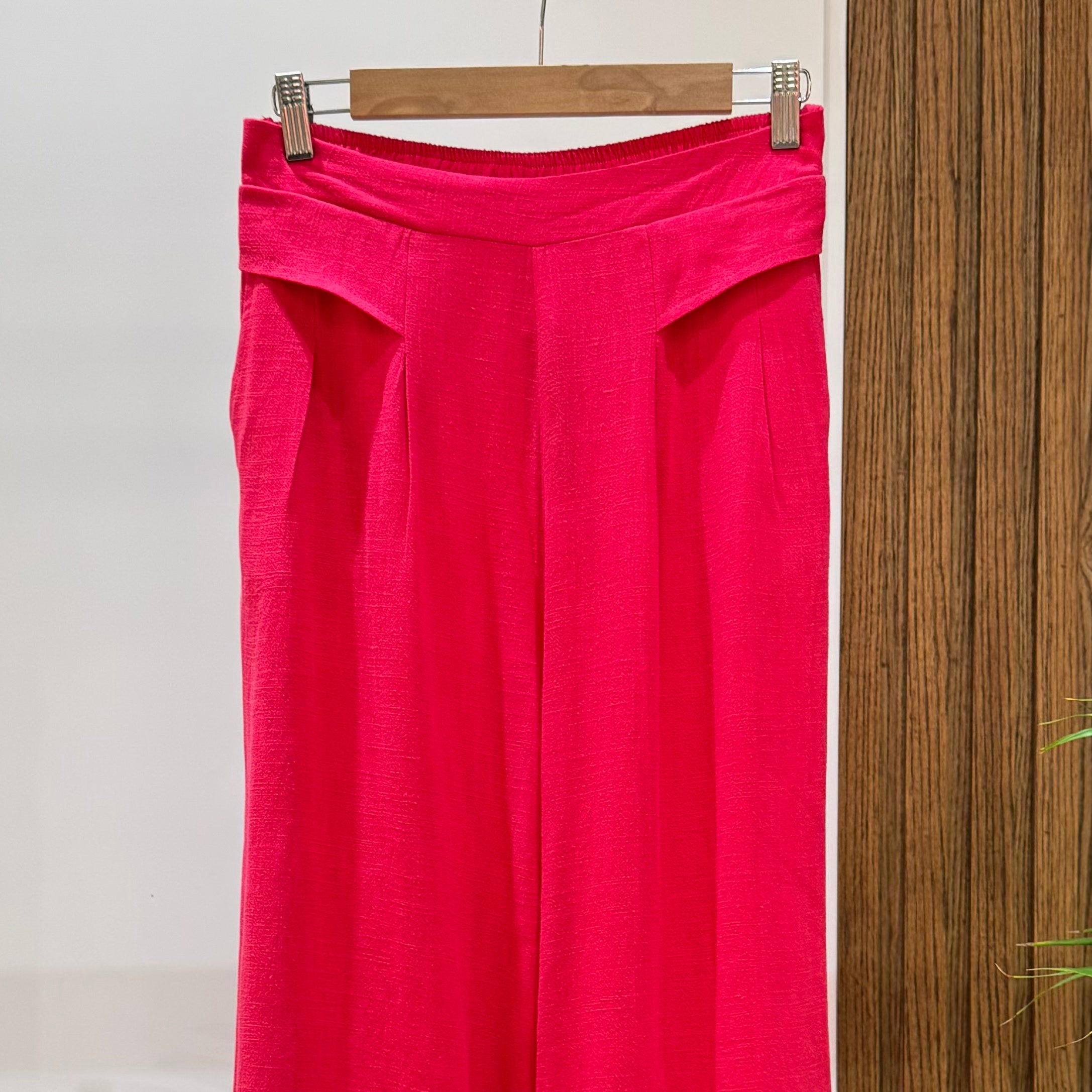 Trousers-Linen-FUCHSIA