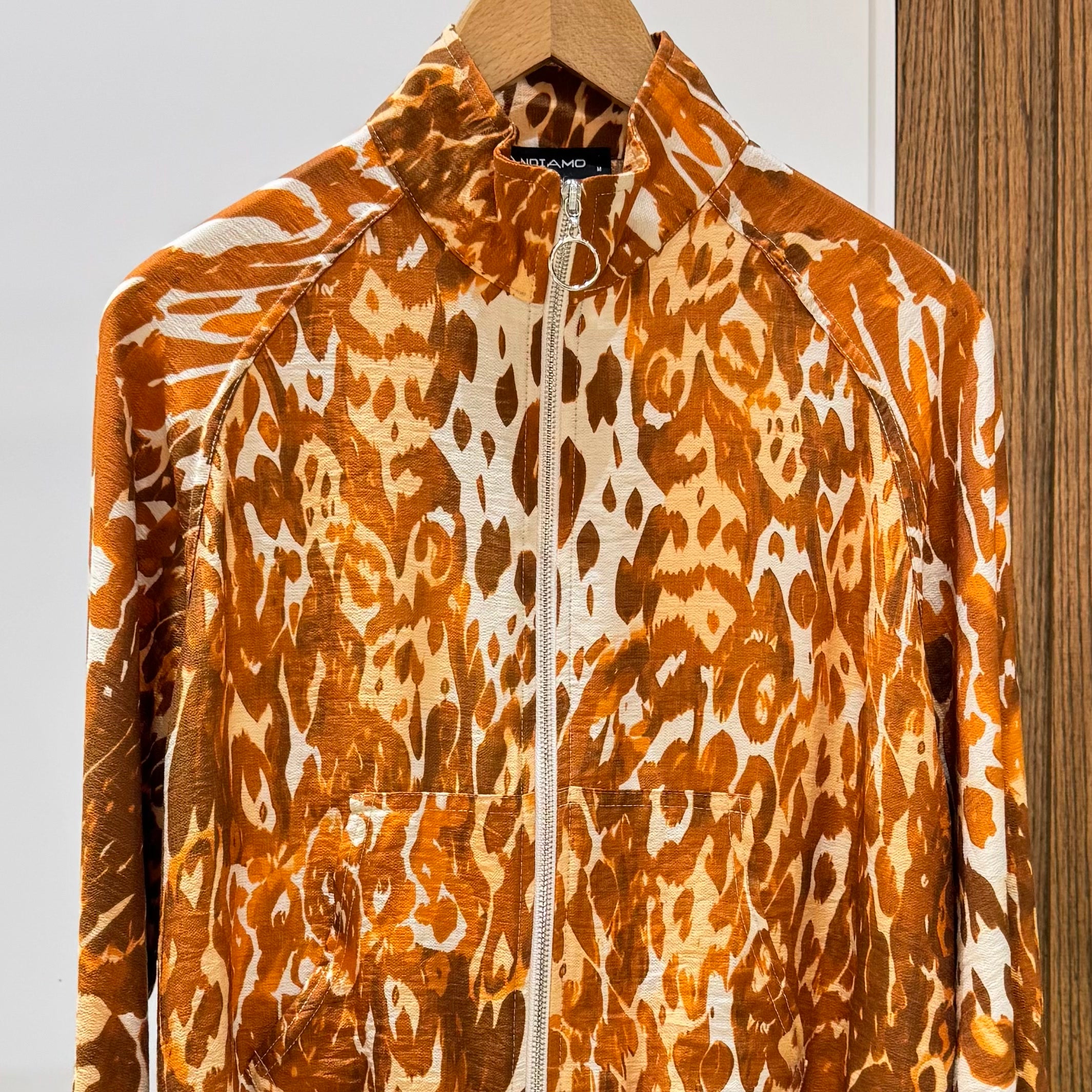 Jacket-Spanish Linen -BROWN