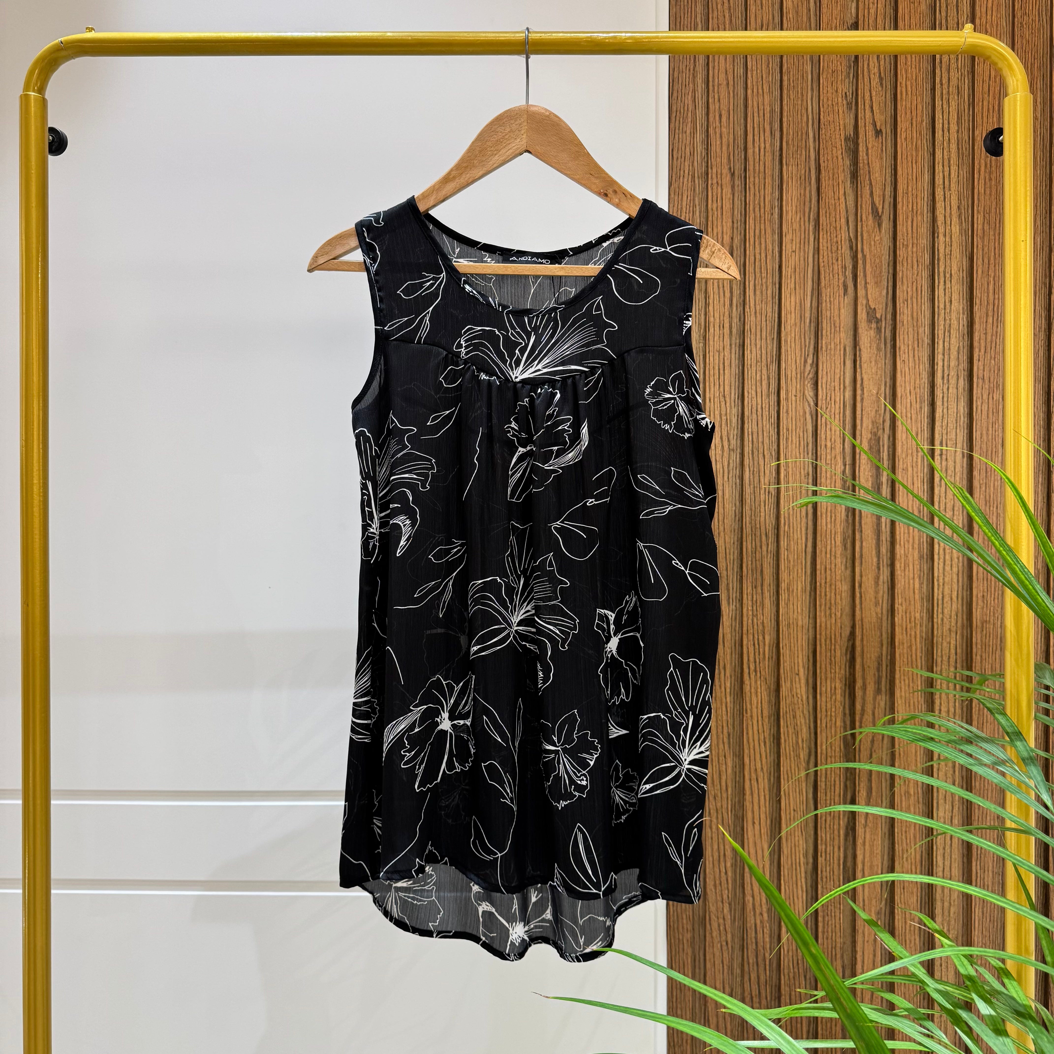 Blouse-Satin-BLACK