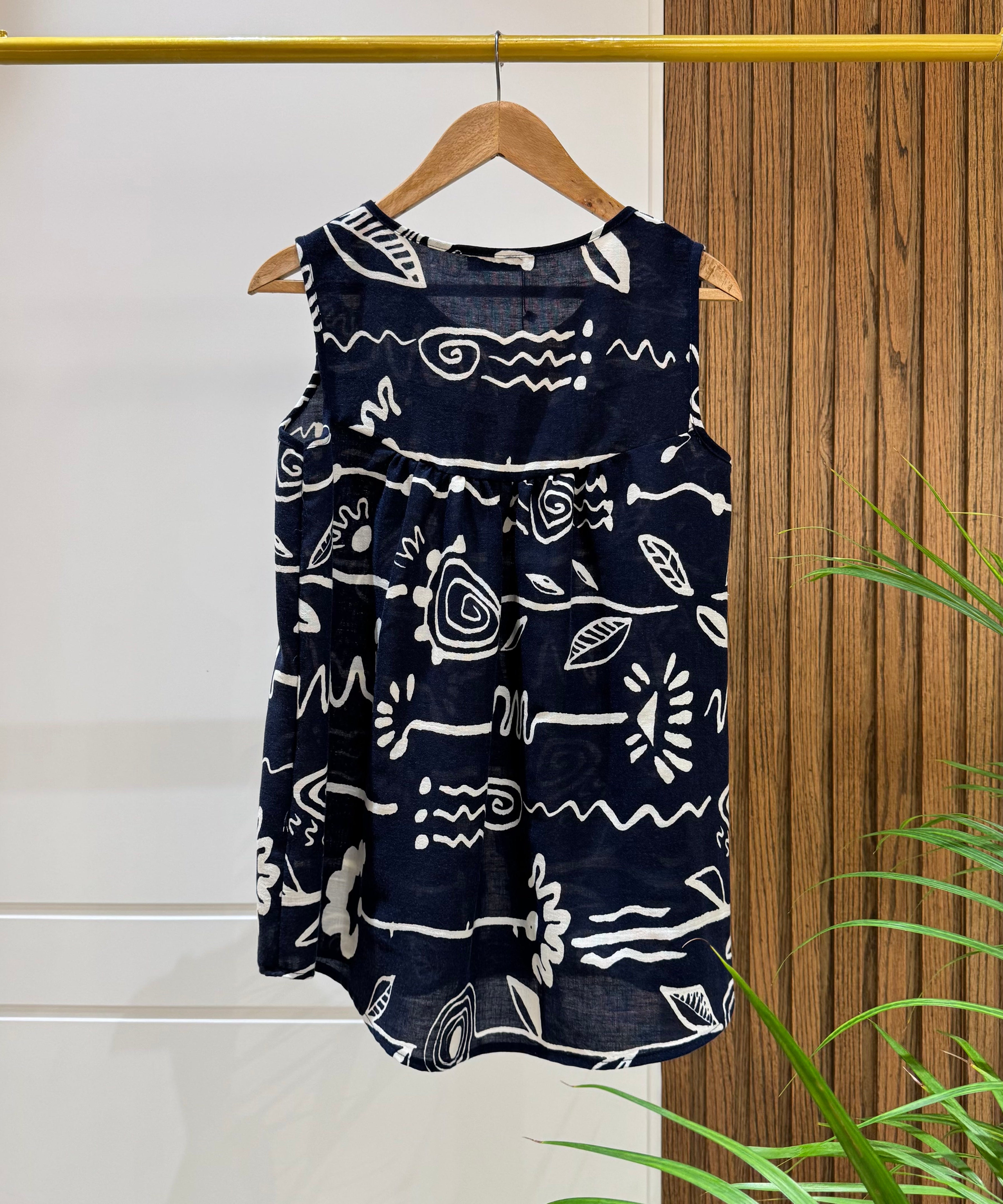 blouse-Linen-NAVY