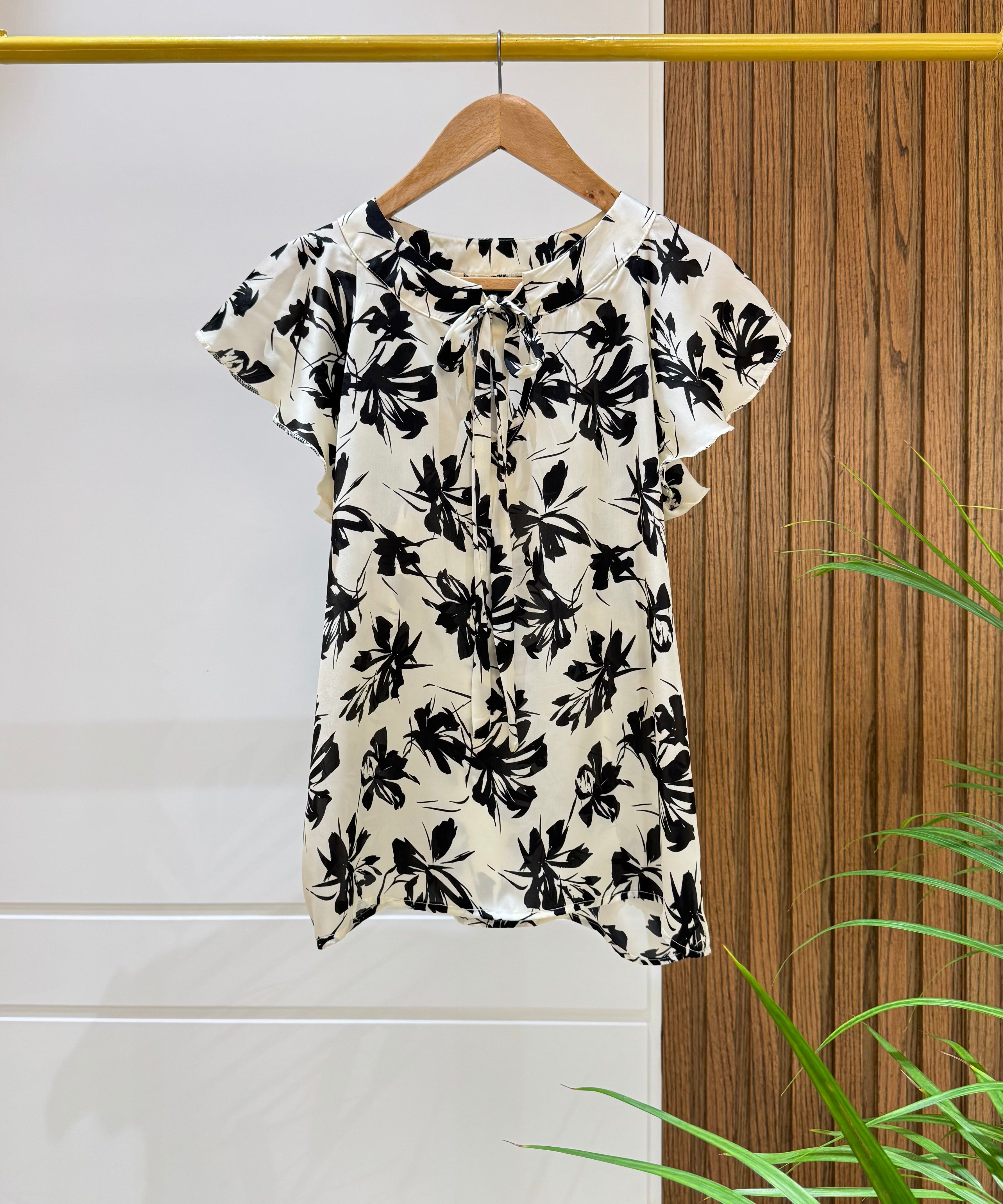 Blouse-Satin-OF WHITE