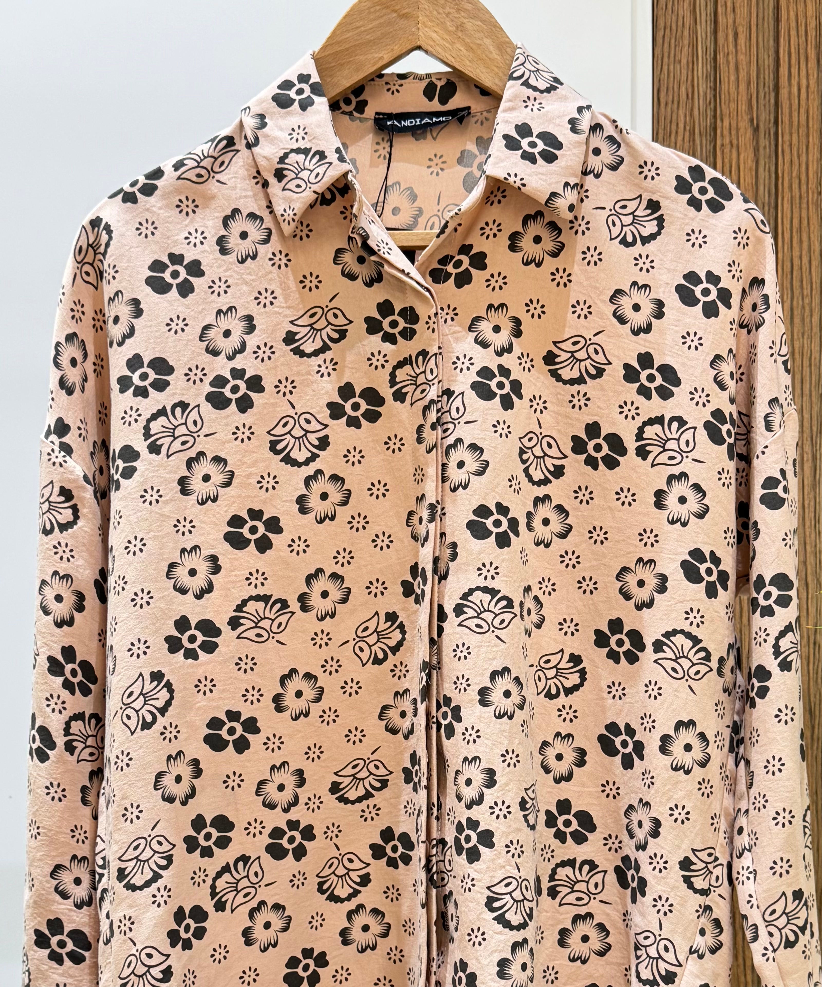 Shirt-Cotton Polyester-CAFEE