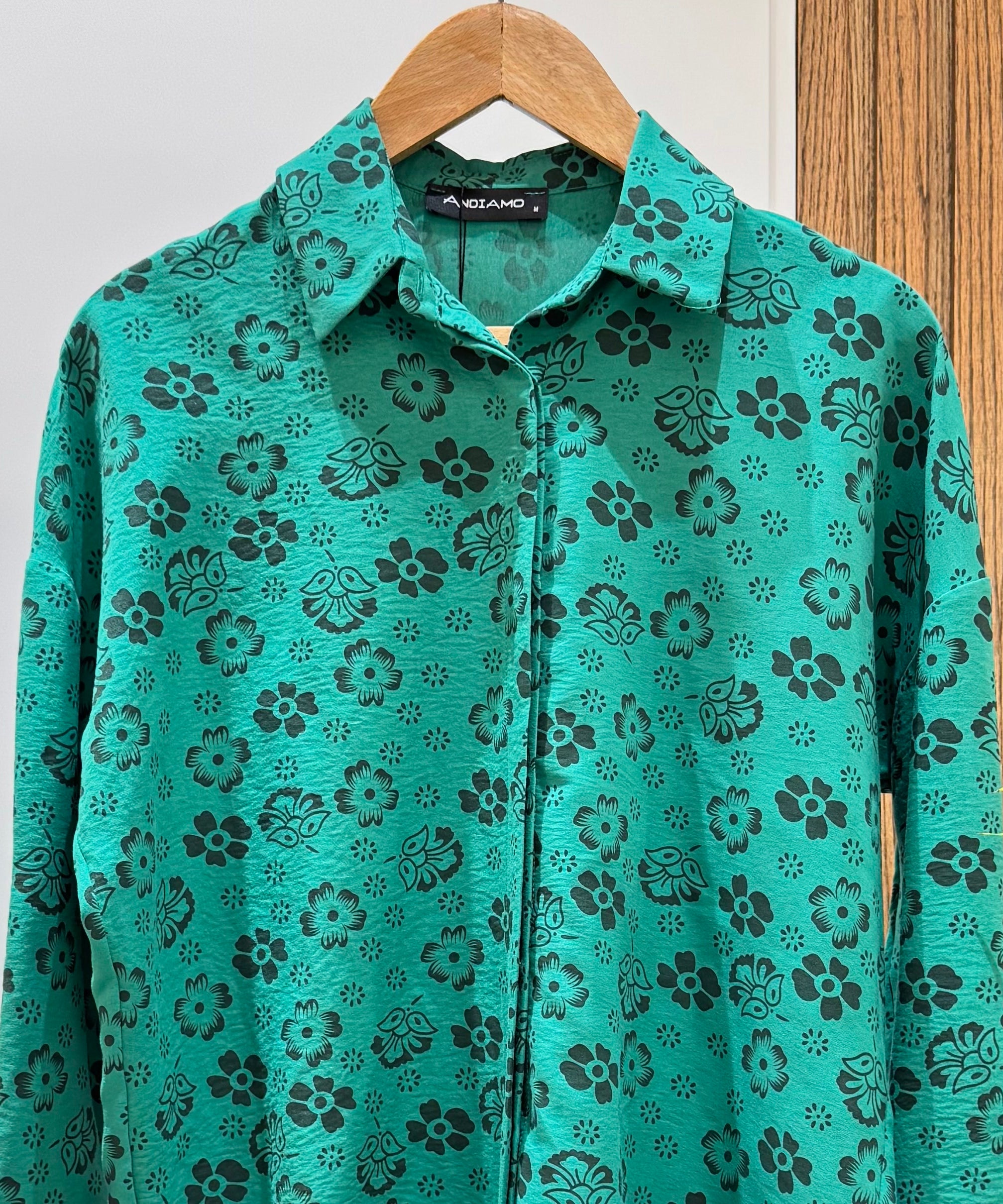 Shirt-Cotton Polyester-GREEN
