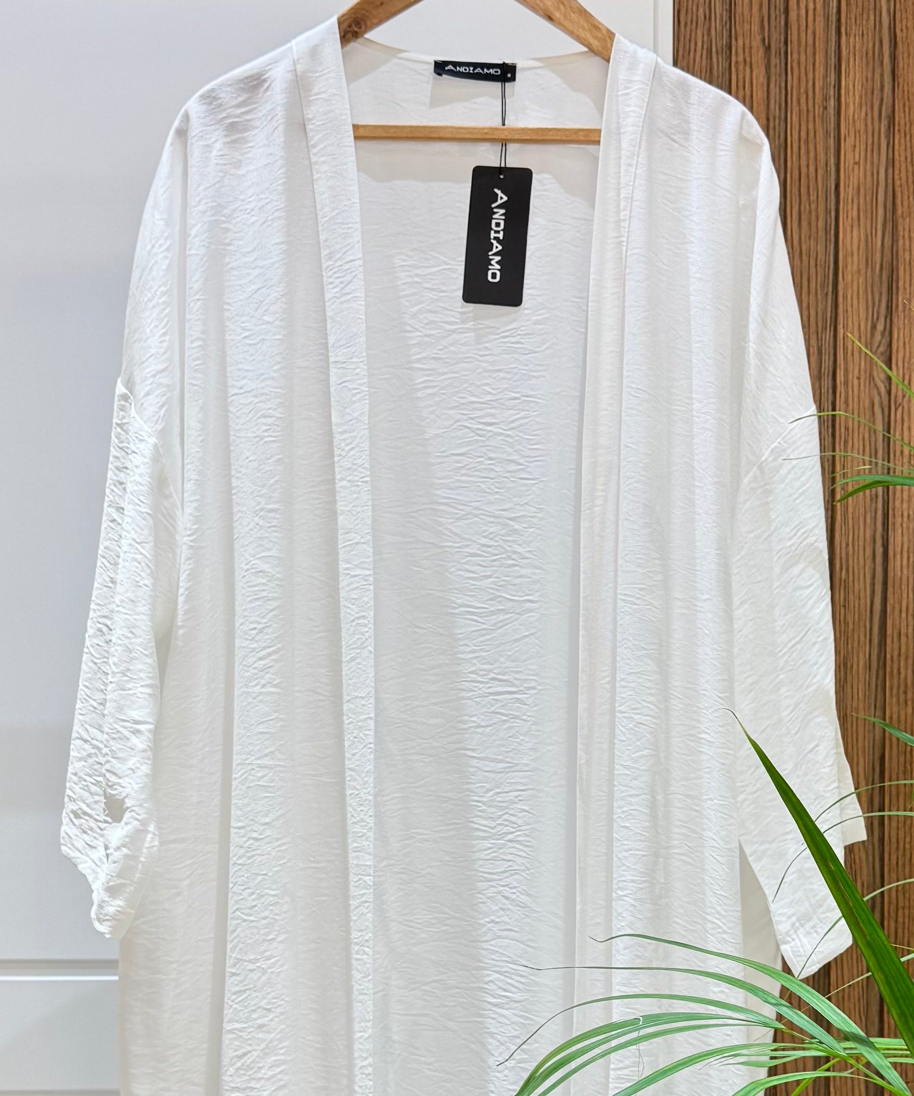 Cardigan-Cotton Viscose-WHITE