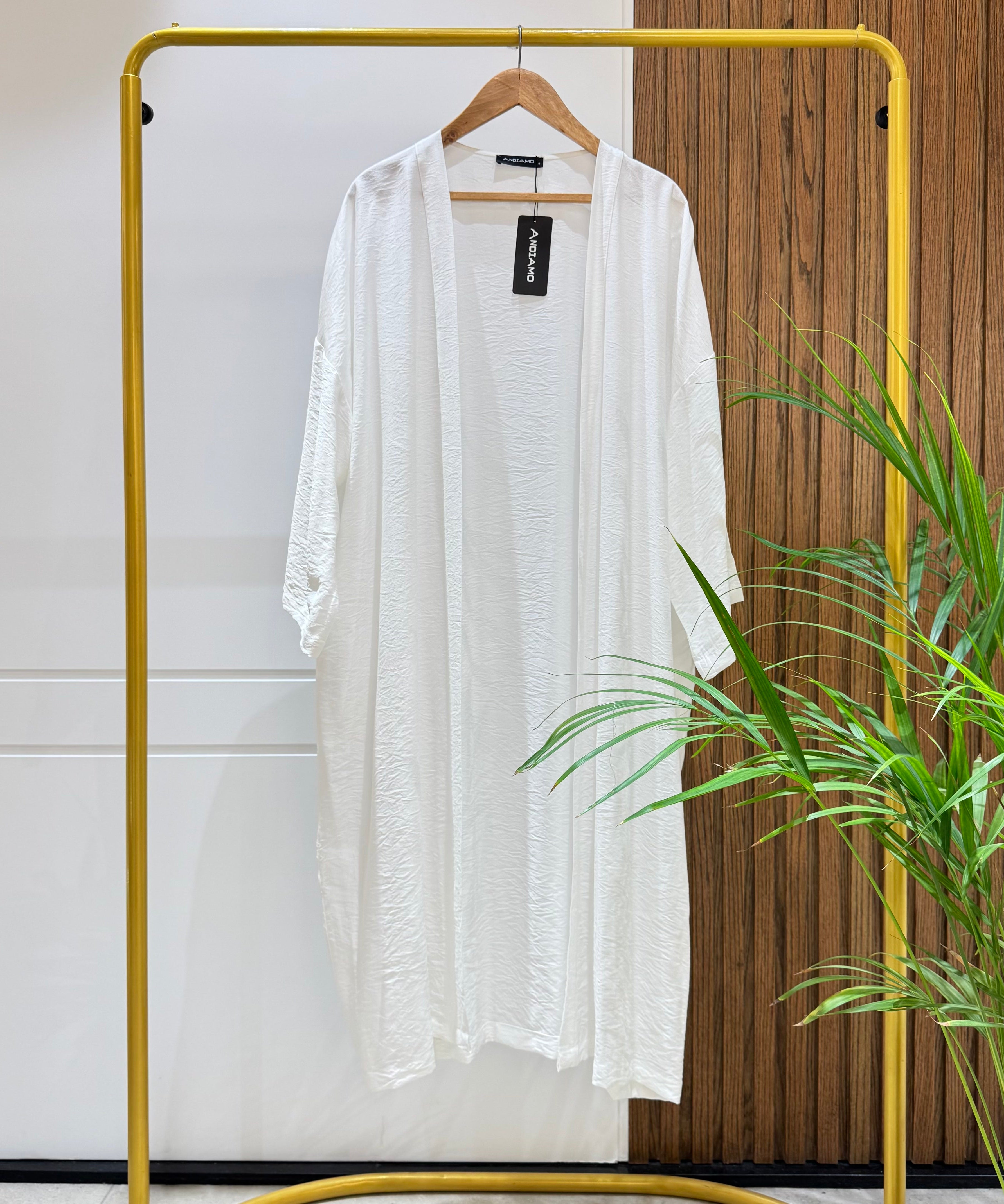 Cardigan-Cotton Viscose-WHITE