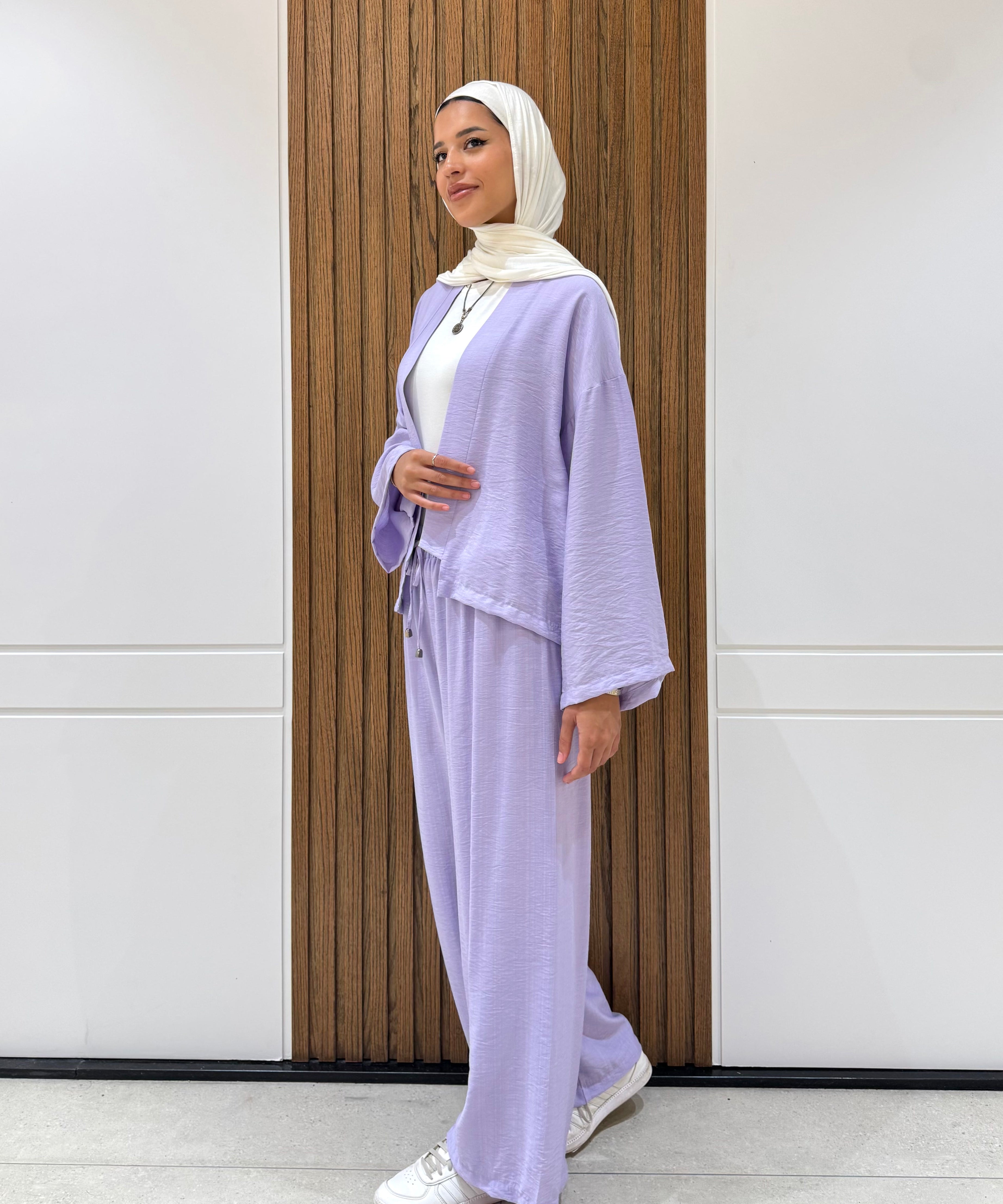 Cardigan-Spanish Linen-LAVANDER