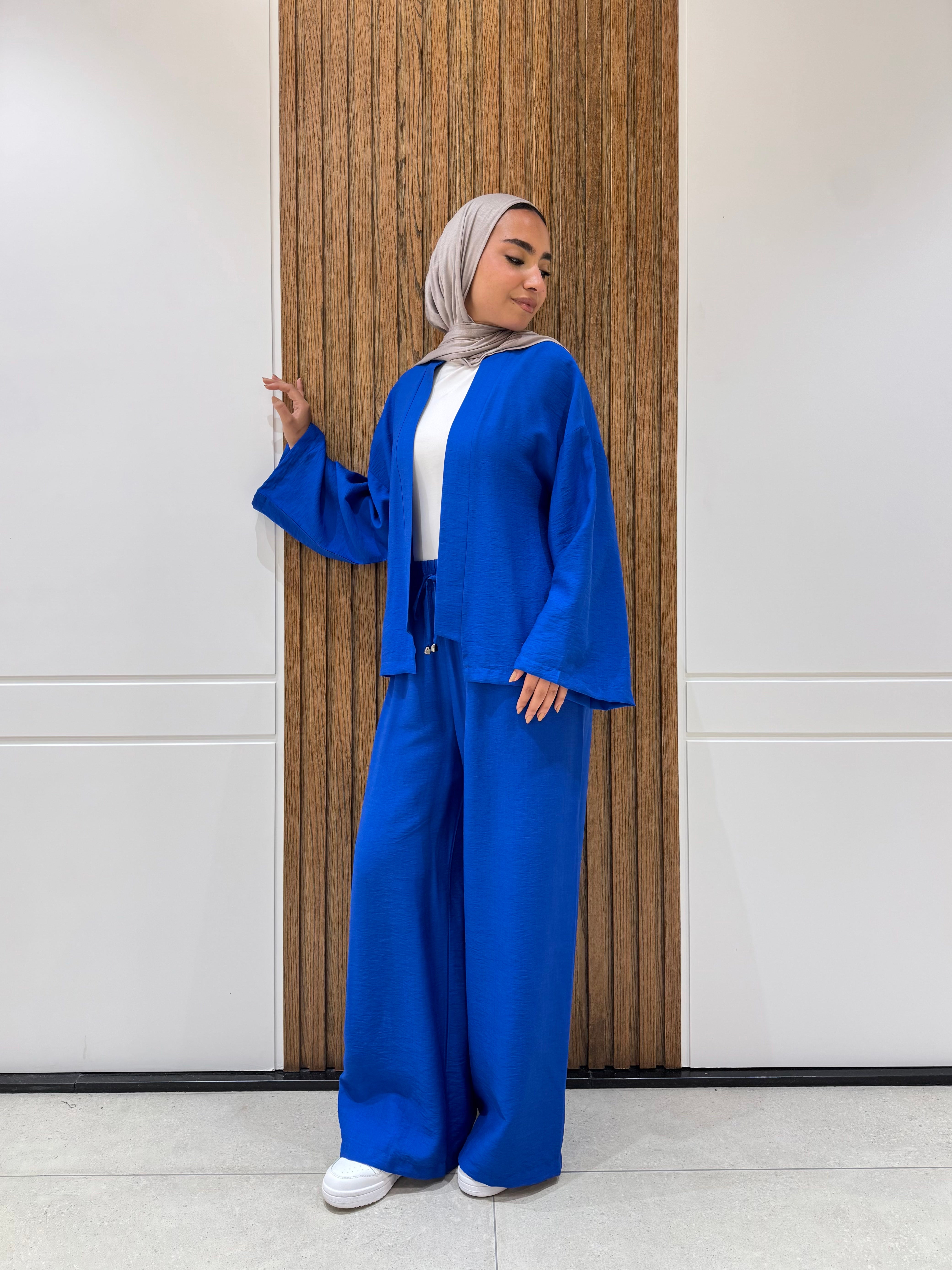 Trousers-Spanish Linen-BLUE