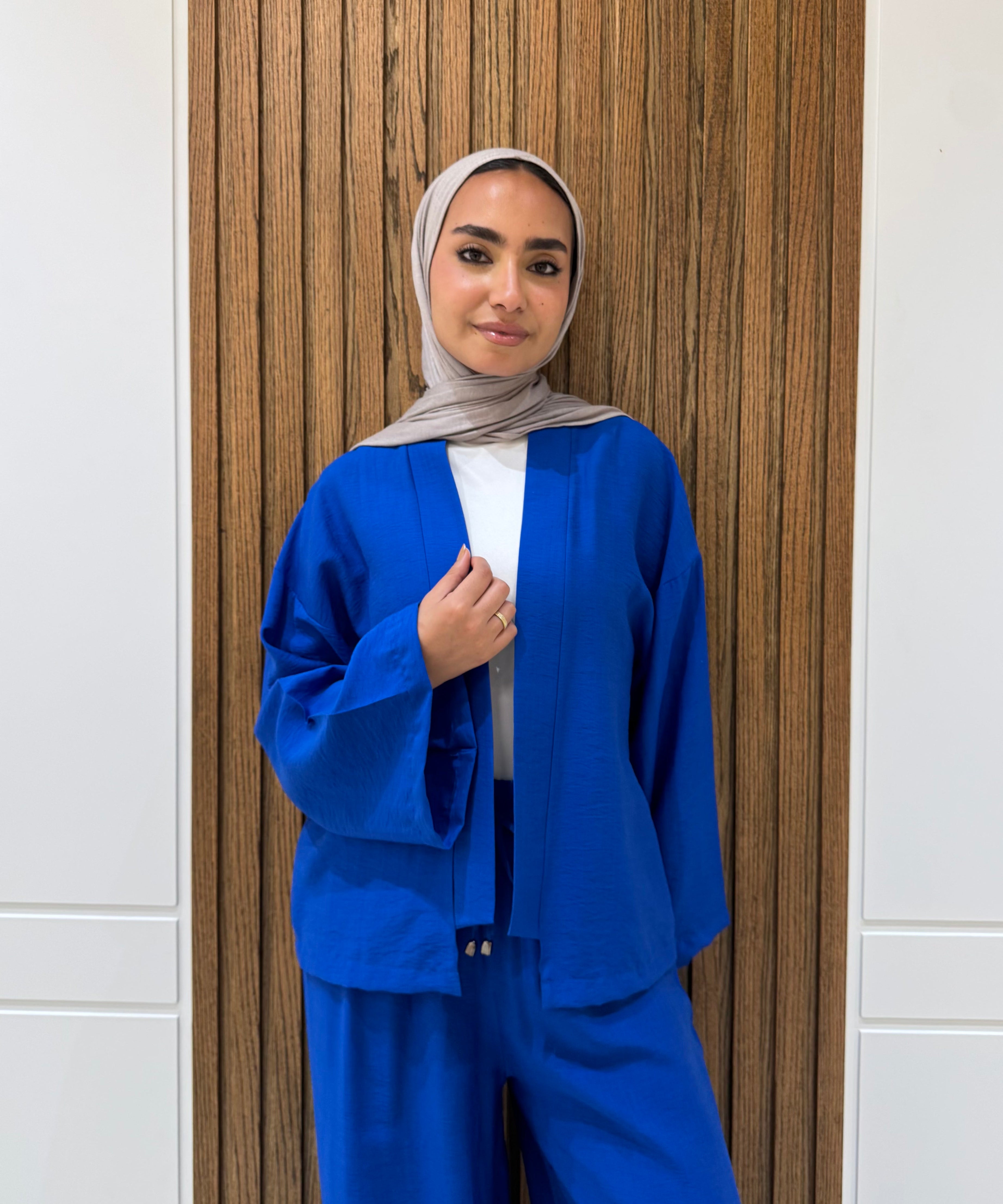 Cardigan-Spanish Linen-BLUE