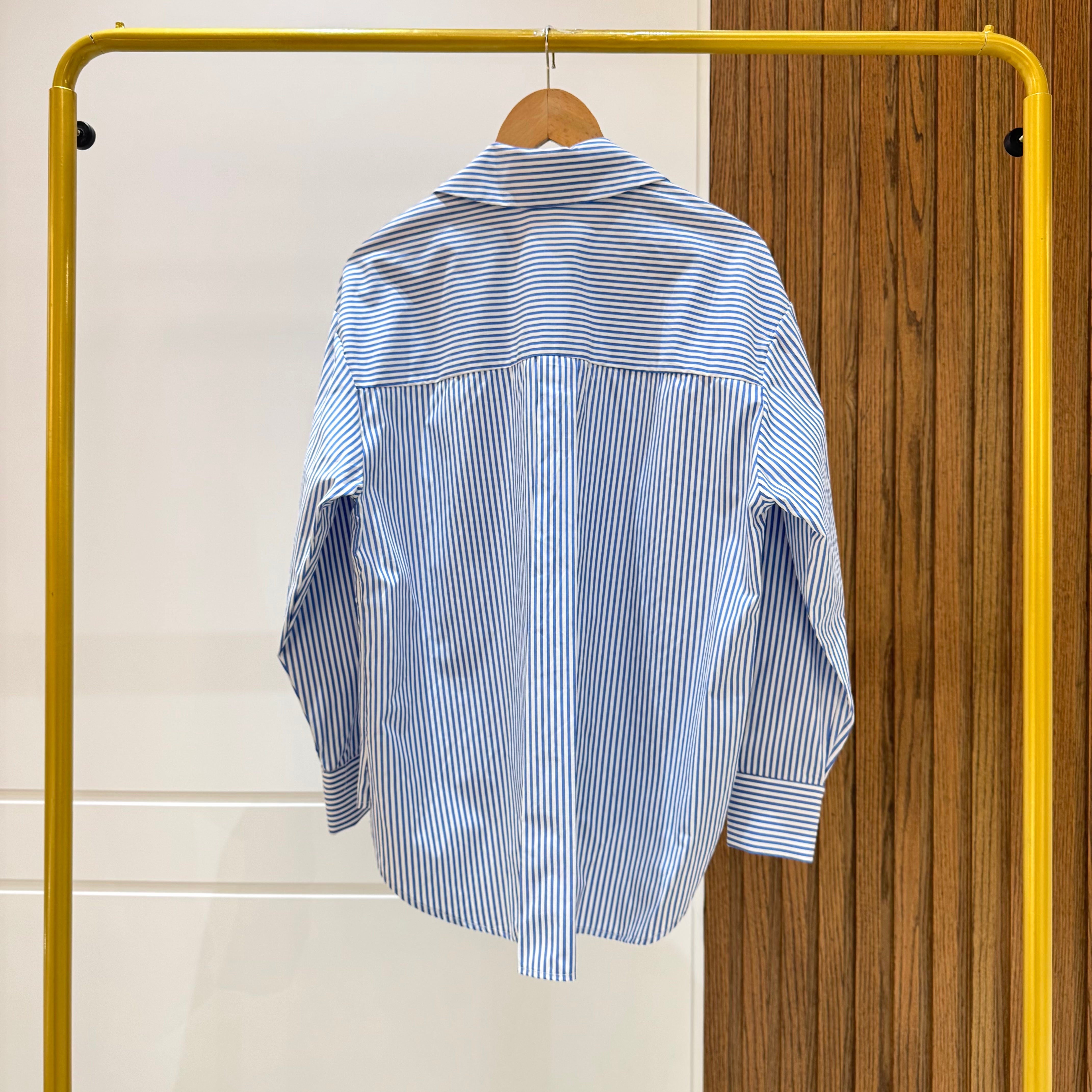 Shirt-Cotton polyester- SKY BLUE