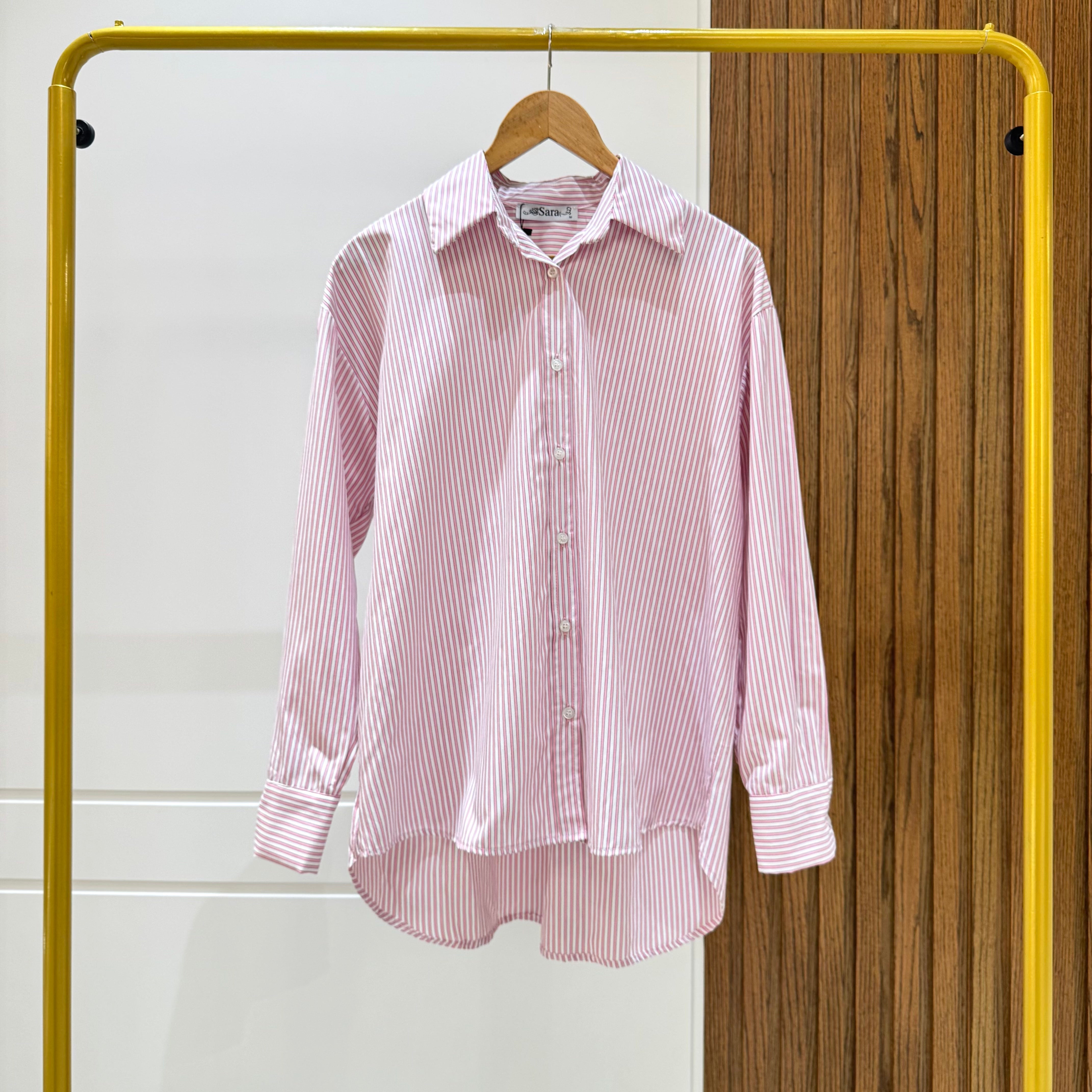 Shirt-Cotton polyester- Rose