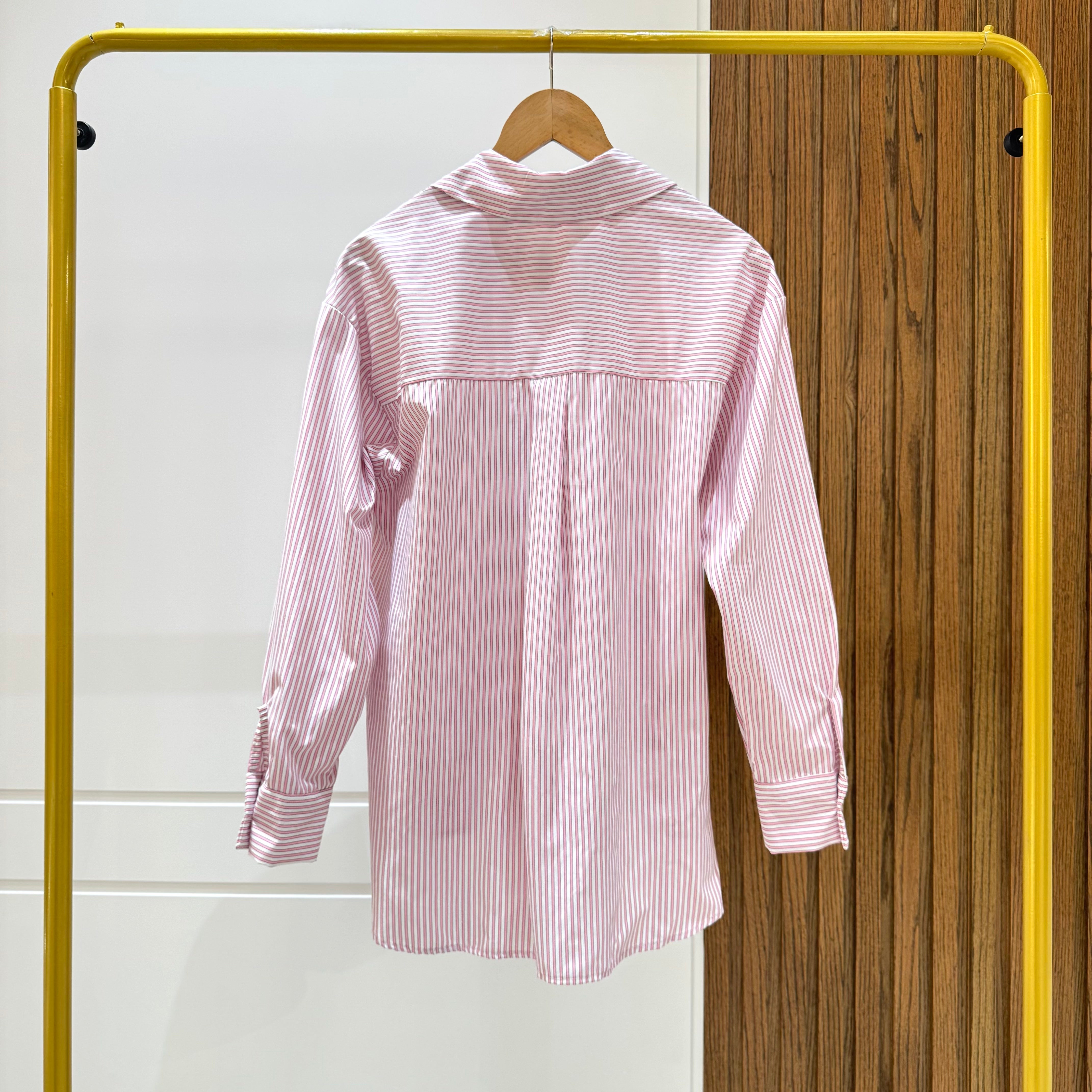 Shirt-Cotton polyester- Rose