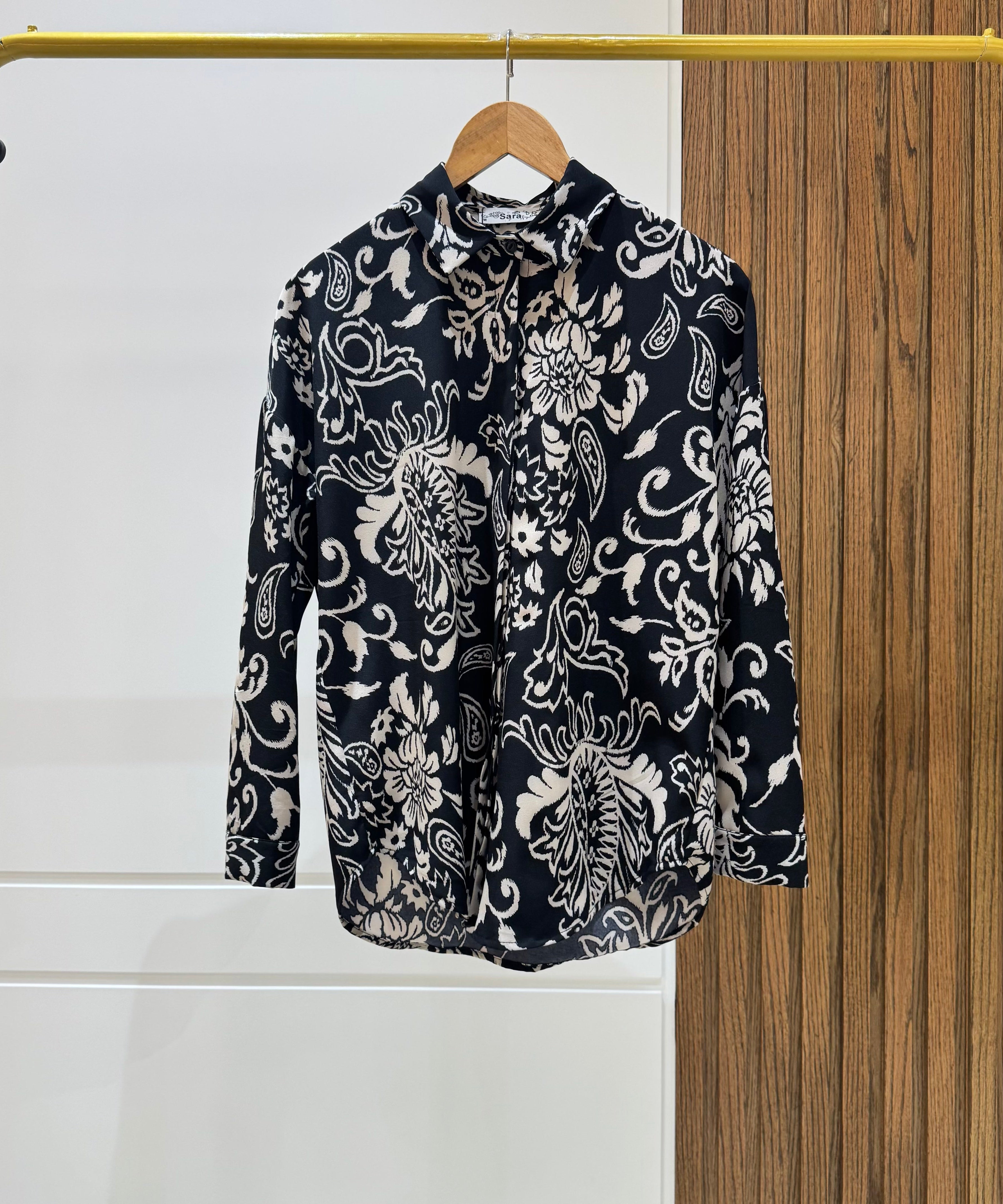 Shirt-Spanish Linen-BLACK